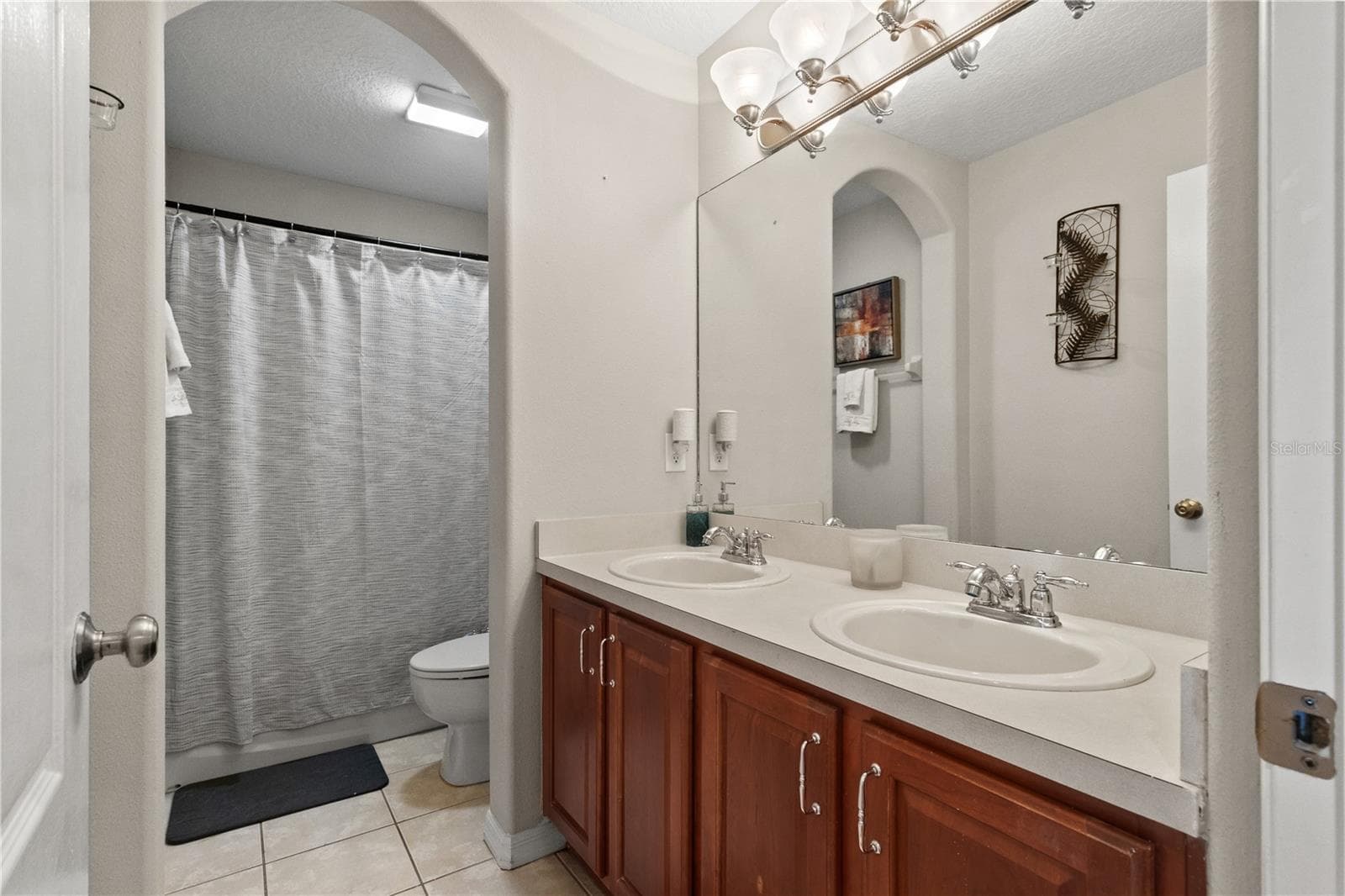 Bathroom 4 upstairs. That's right, four full bathrooms - 5824 FISH CROW PL, LAND O LAKES