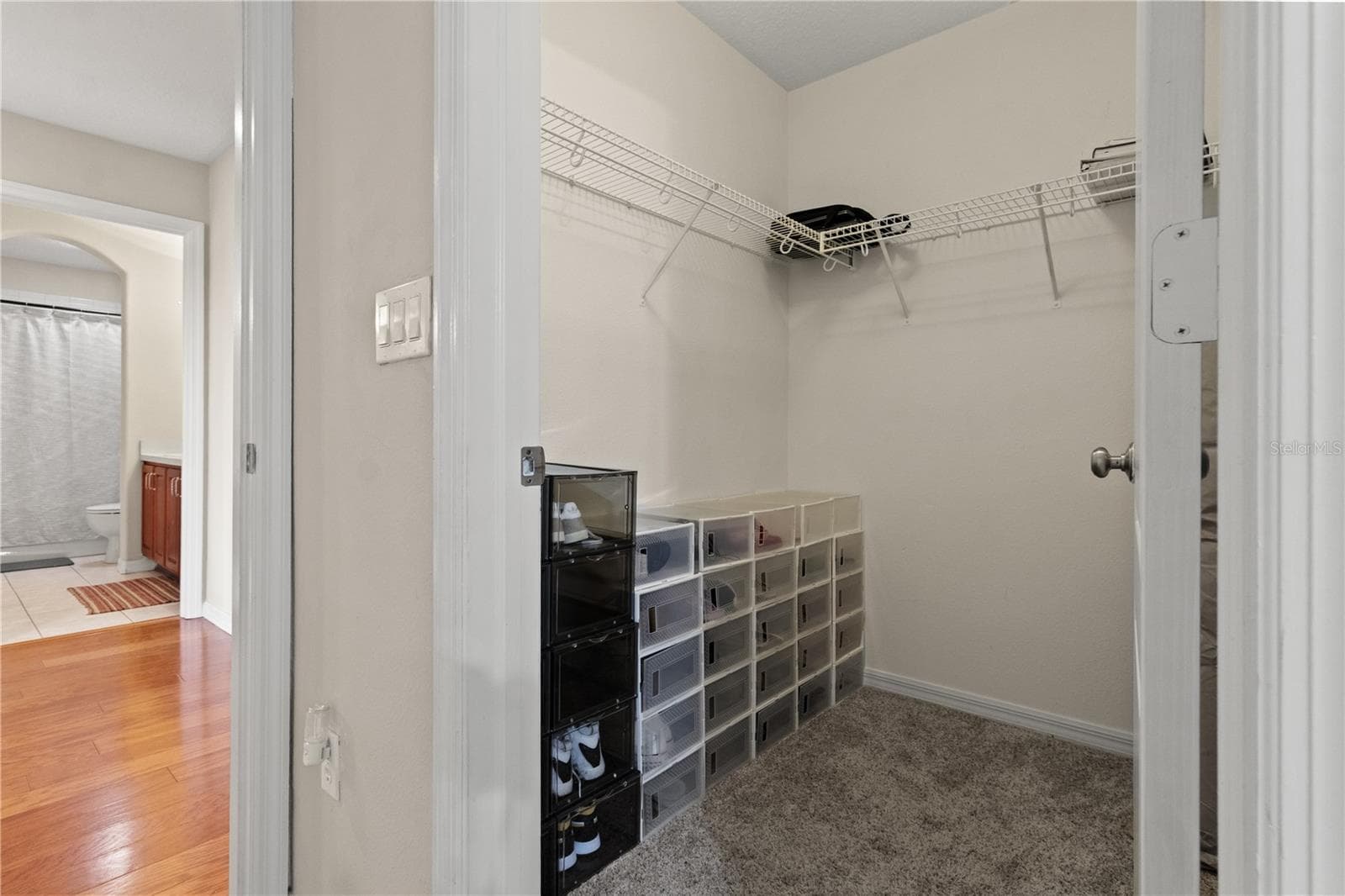 Large walk in closet in the secondary bedroom - 5824 FISH CROW PL, LAND O LAKES