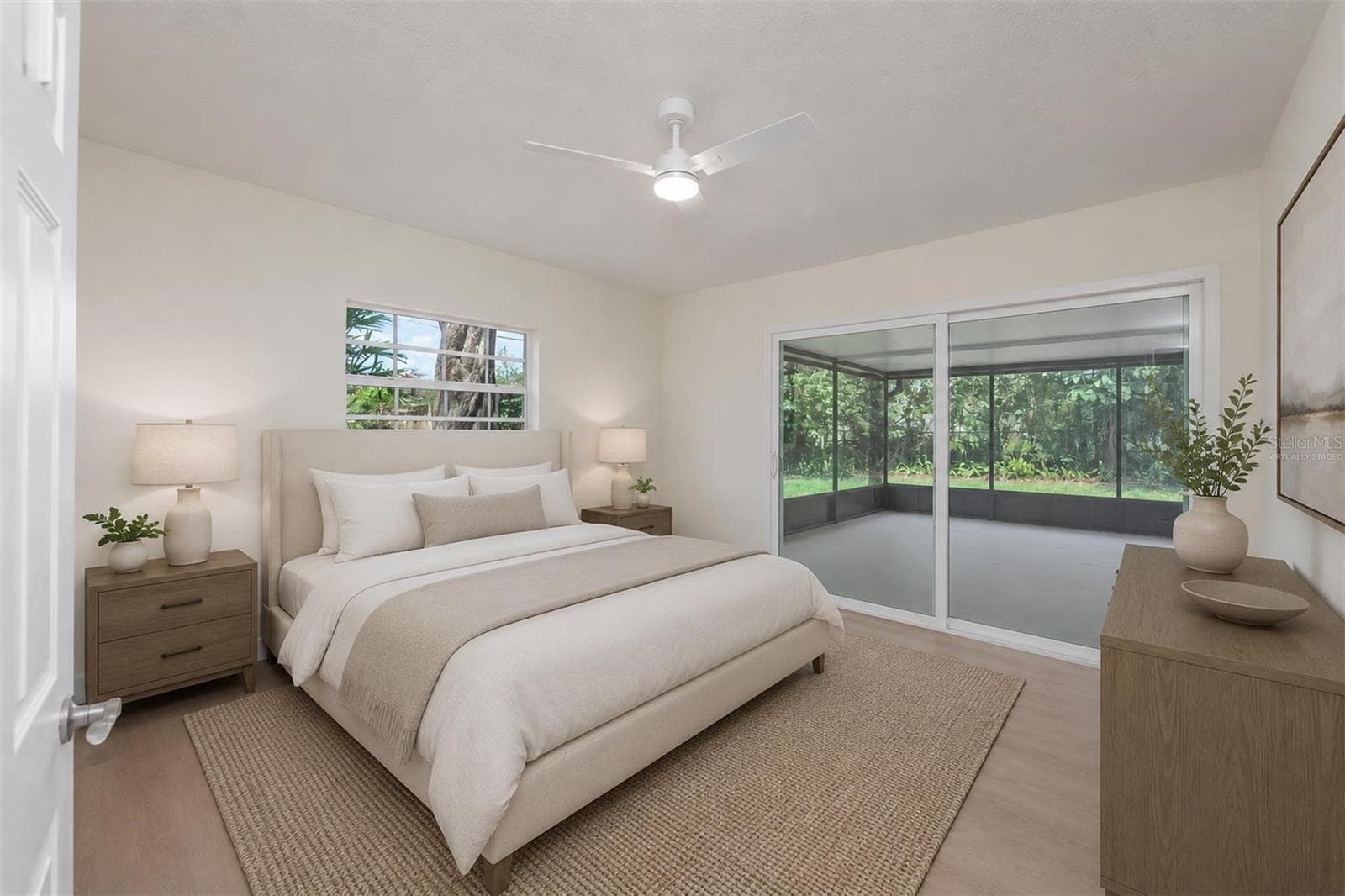 Virtually Staged - Master Bedroom - 1008 BERWYN RD, ORLANDO
