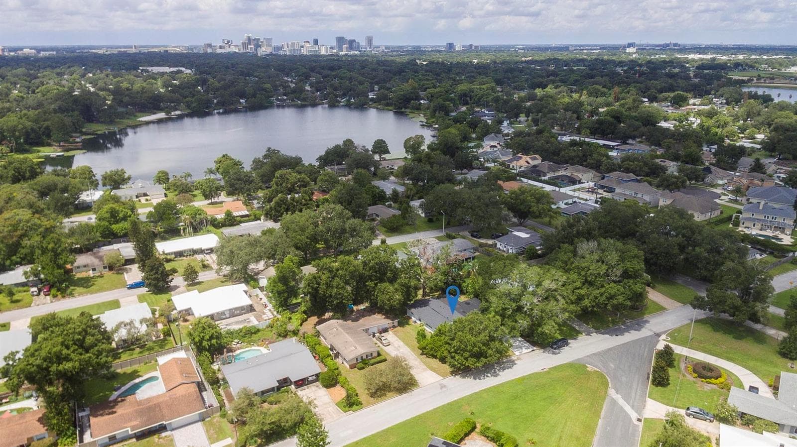 Aerial - 1008 BERWYN RD, ORLANDO