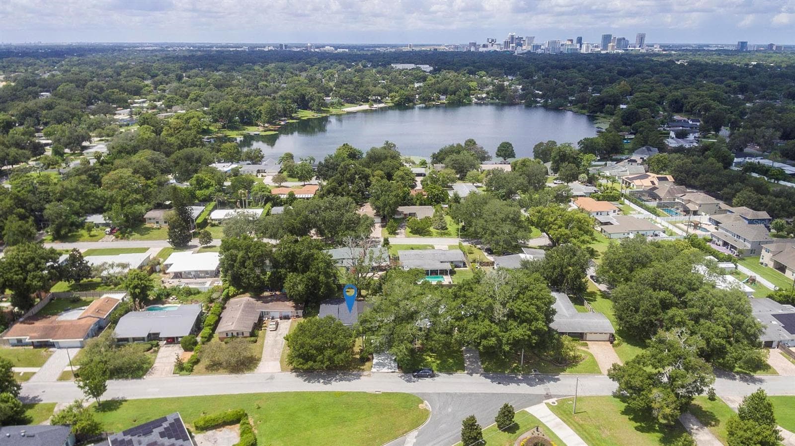 Aerial - 1008 BERWYN RD, ORLANDO