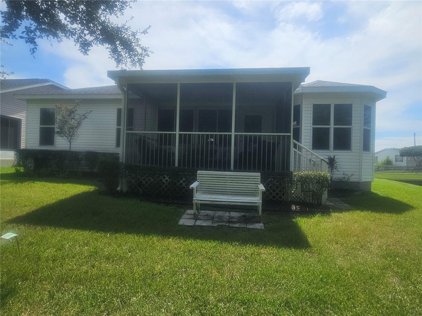 Back Yard - Screened-In Porch - 603 CANAL WAY, OLDSMAR