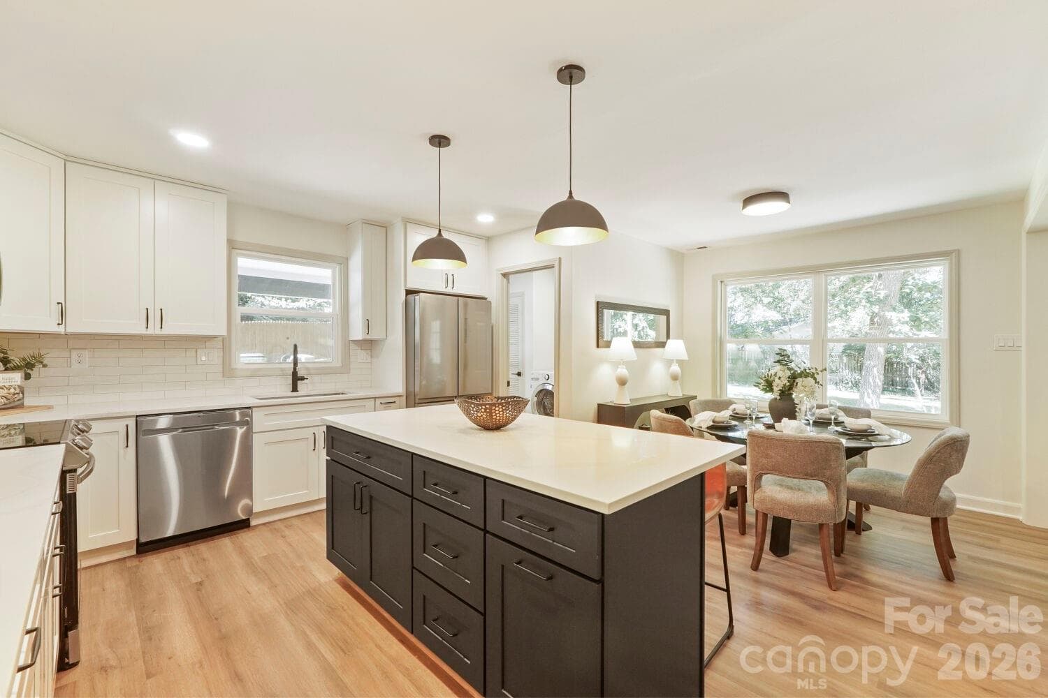 Kitchen and Dining Area - 900 Burtonwood Circle, Charlotte