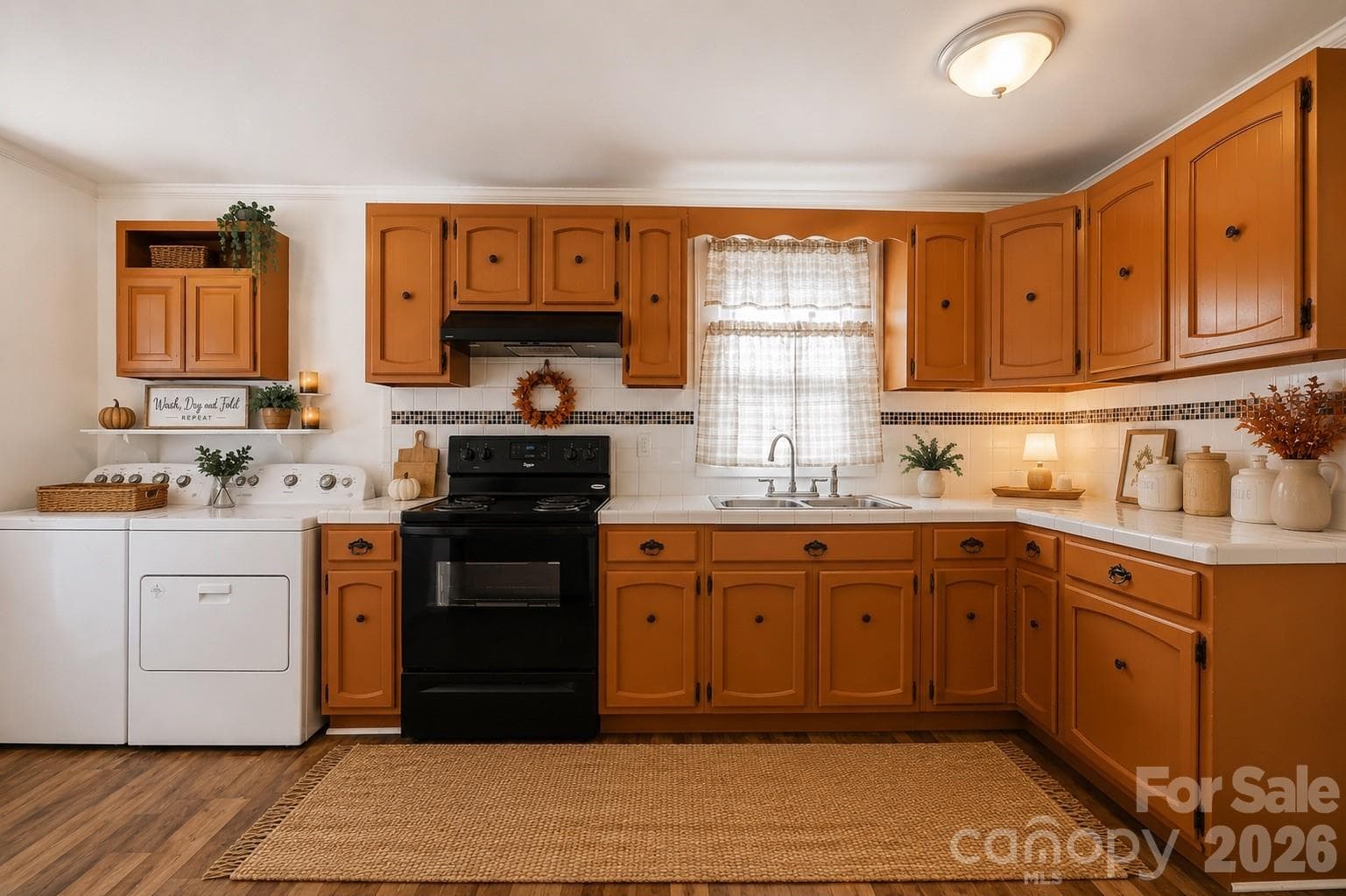 Kitchen & Laundry - Virtually Staged - 714 Parker Street, Albemarle