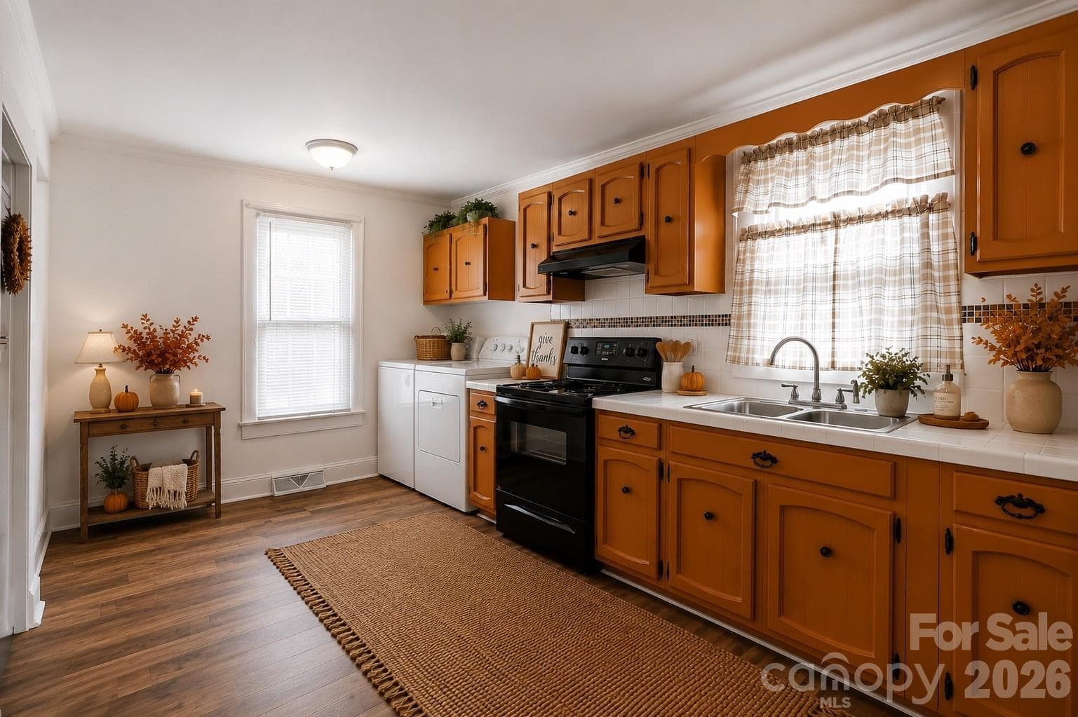 Kitchen & Laundry - Virtually Staged - 714 Parker Street, Albemarle