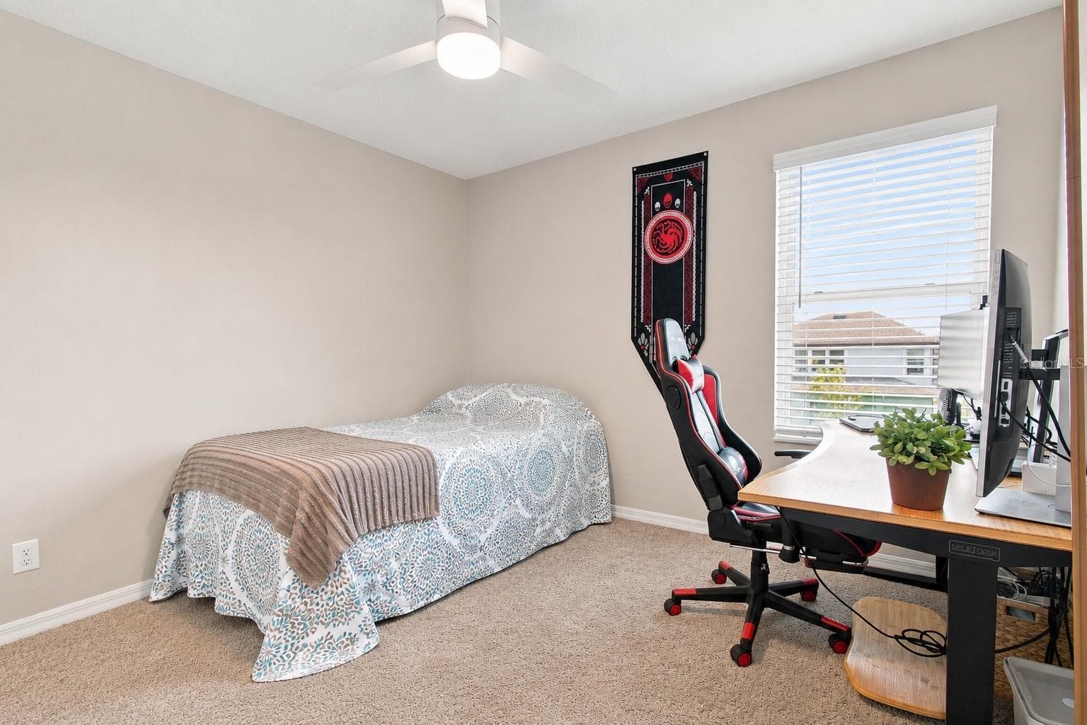 Bedroom 3 - Ideal for a remote office - 31840 SAPNA CHIME DR, WESLEY CHAPEL