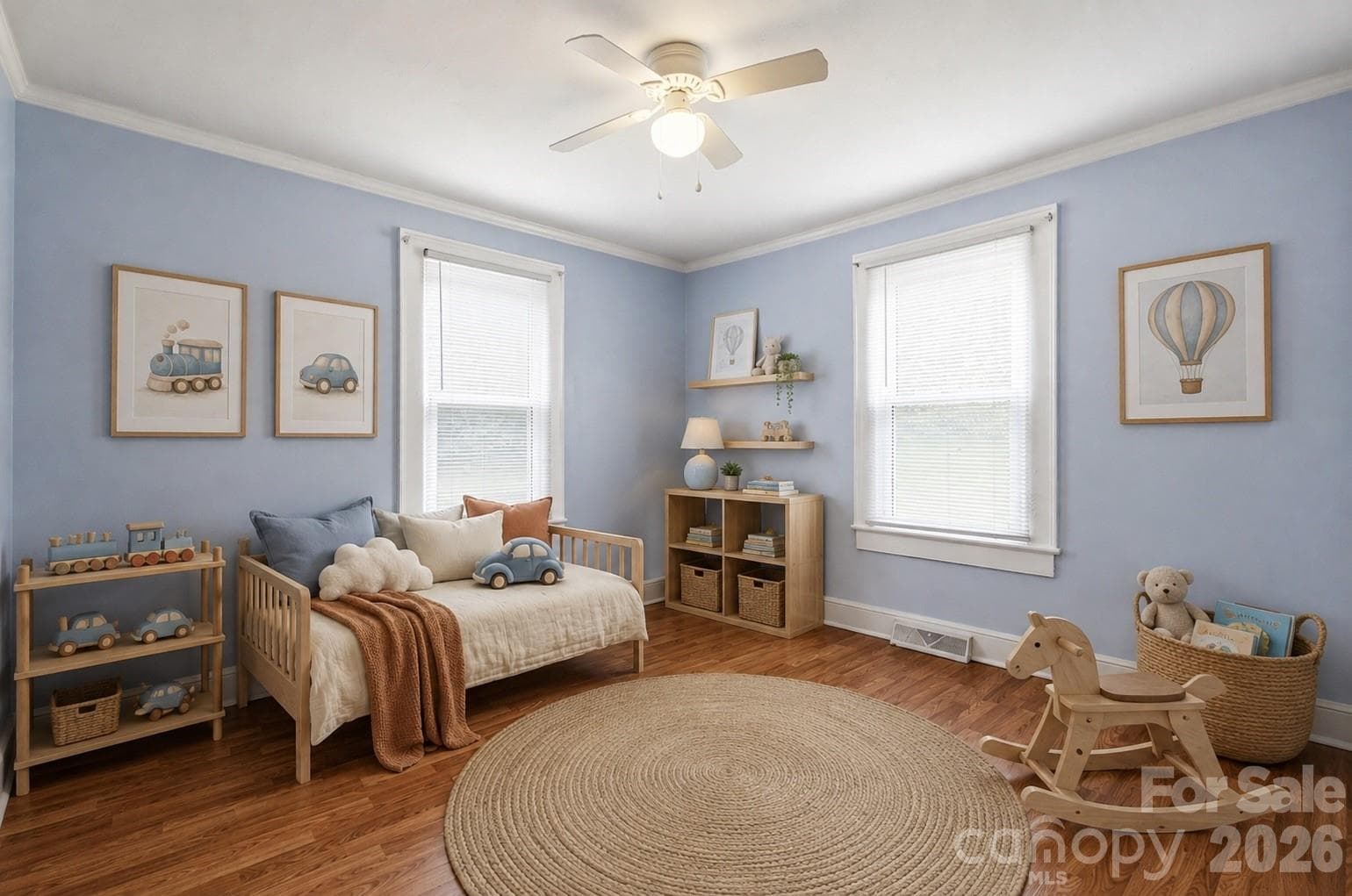 Second Bedroom - Virtually Staged - 714 Parker Street, Albemarle