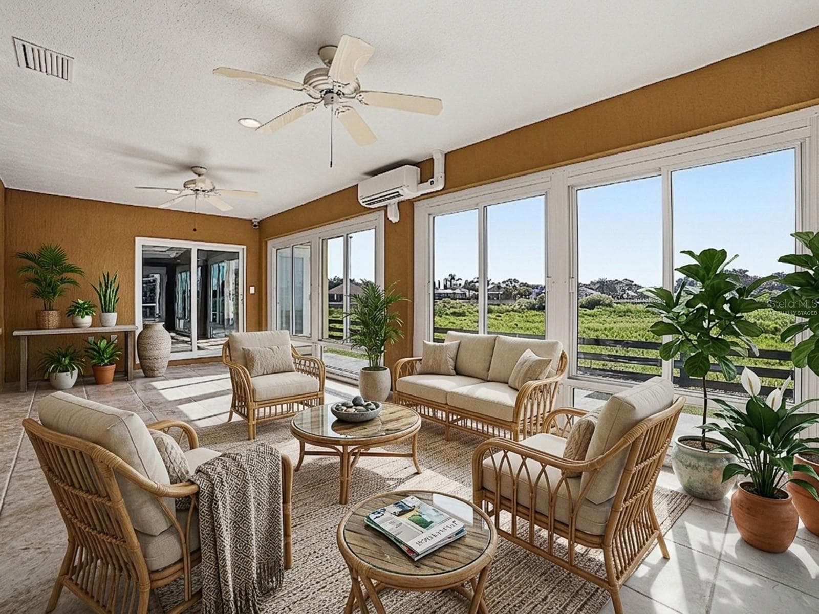Virtually Staged Florida Room - 622 MAYBANK LOOP, THE VILLAGES