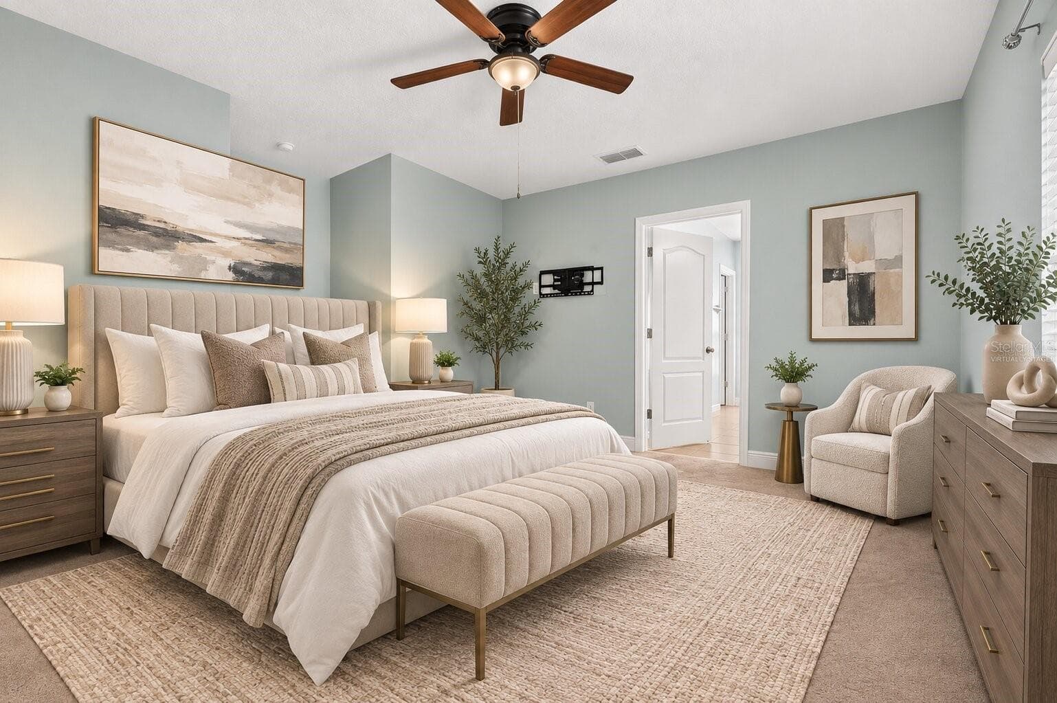 Virtually Staged 3rd Bedroom - 878 BENJAMIN TRL, DAVENPORT