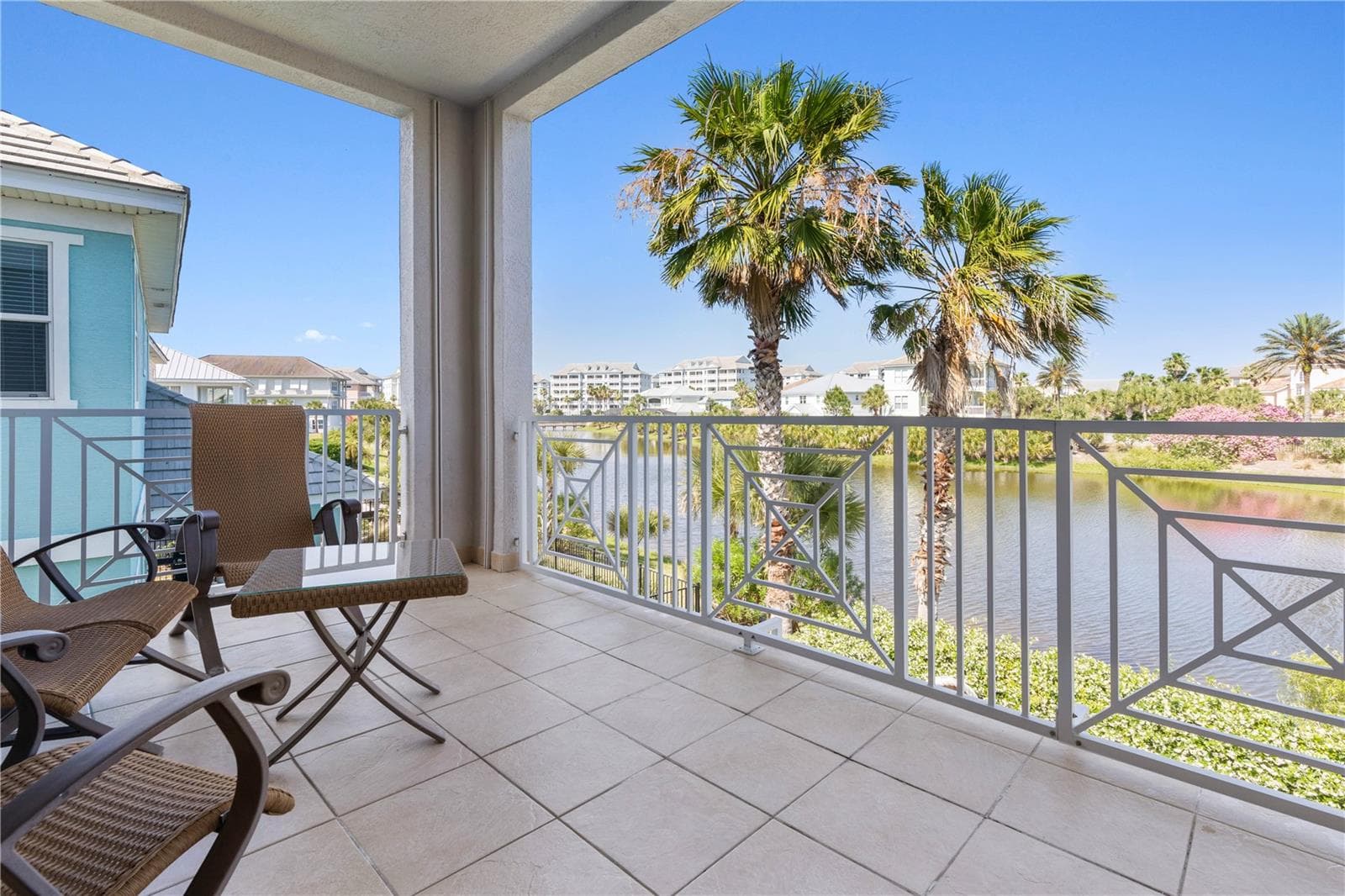 Second floor balcony with lake views - 12 CINNAMON BEACH WAY, PALM COAST