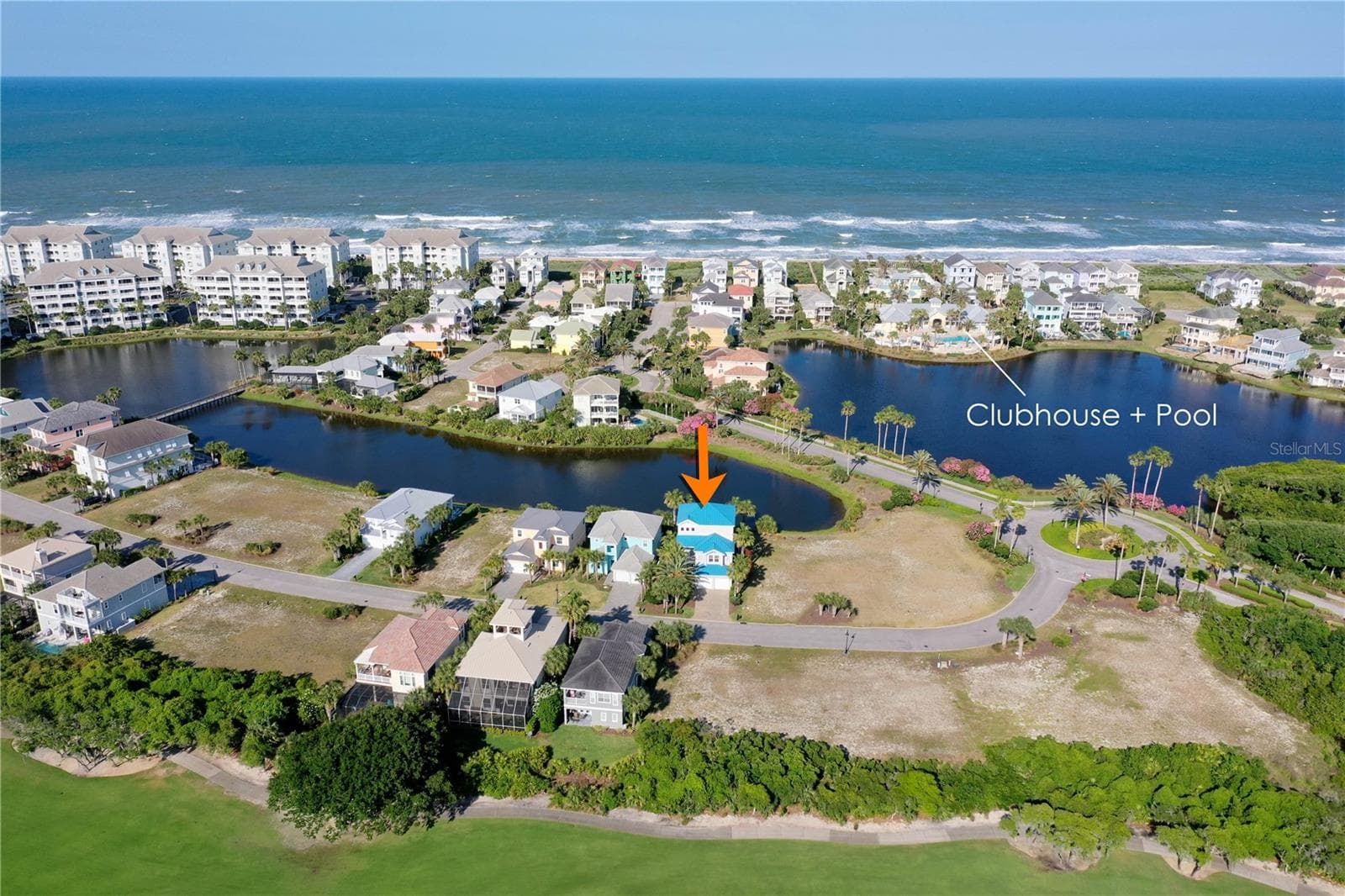 Aerial view - 12 CINNAMON BEACH WAY, PALM COAST
