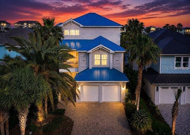 12 Cinnamon Beach Way twilight - 12 CINNAMON BEACH WAY, PALM COAST