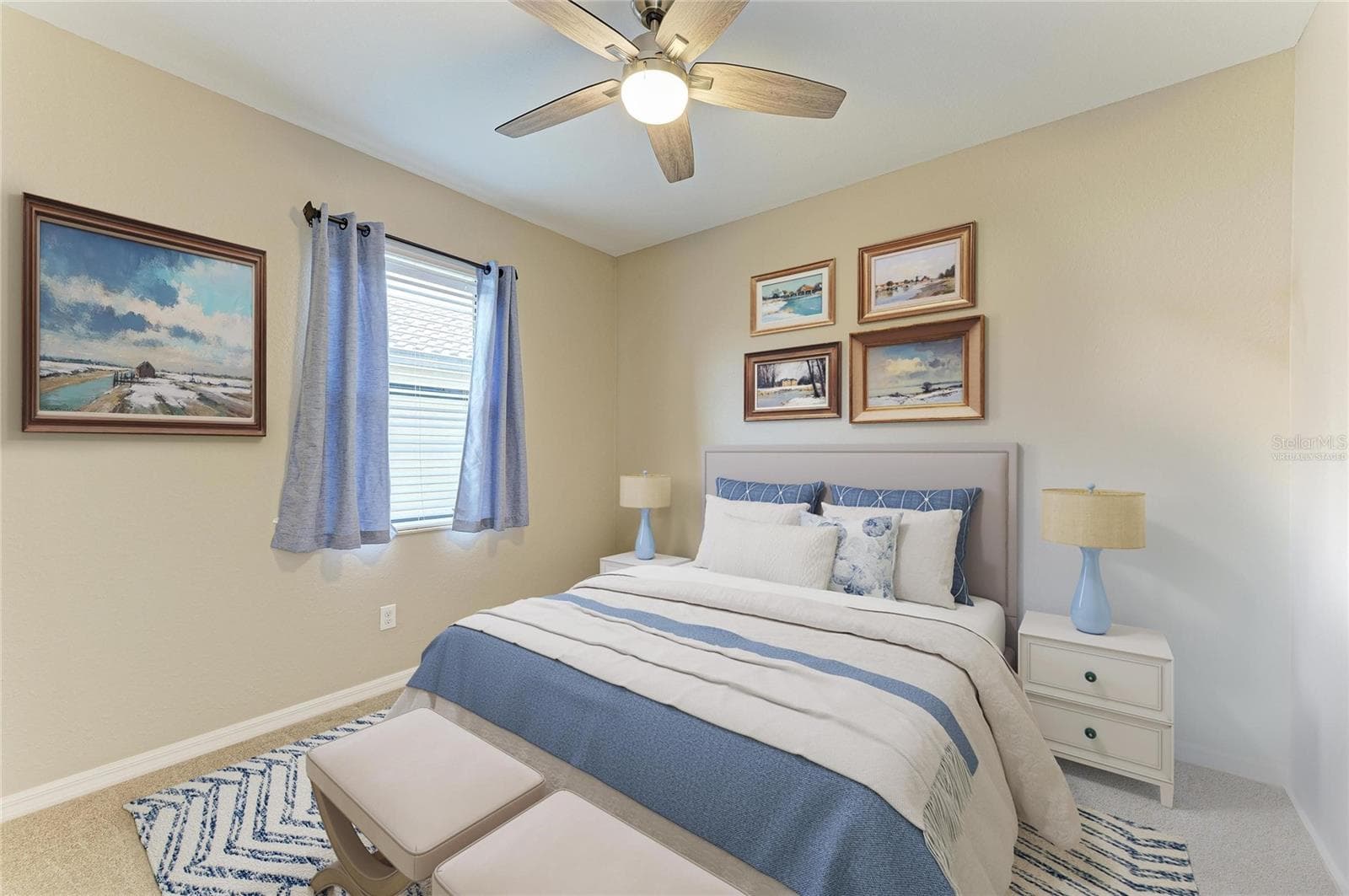 Virtually staged bedroom - 3512 SAVANNA PALMS CT, LAKEWOOD RANCH