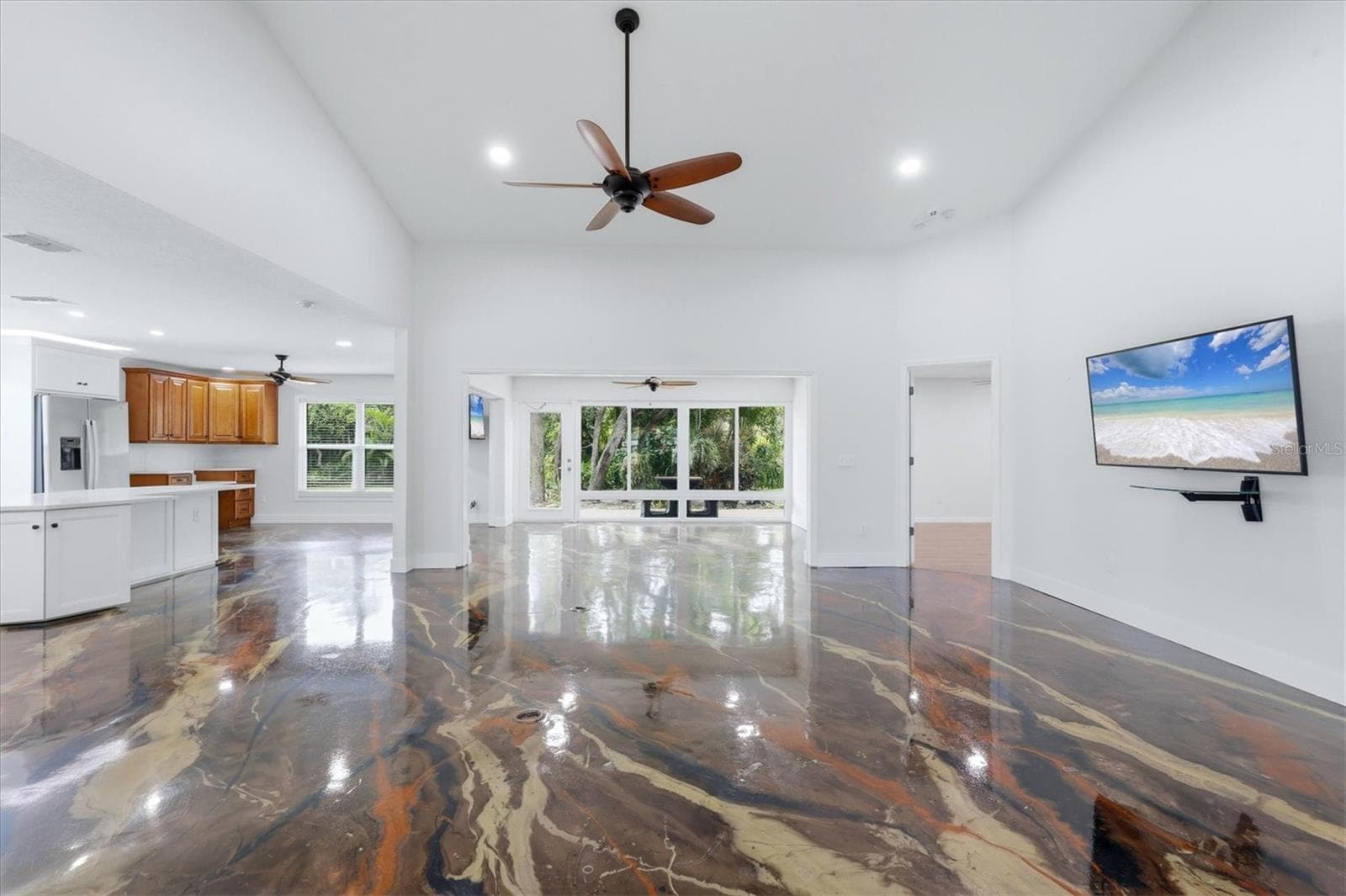 The home has open floor plan and Impact windows throughout. - 259 PARK FOREST BLVD, ENGLEWOOD