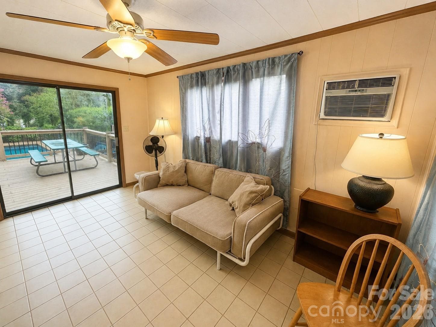 Pool House with half bath and large deck overlooking the pool - 4821 Elmhurst Drive NE, Hickory