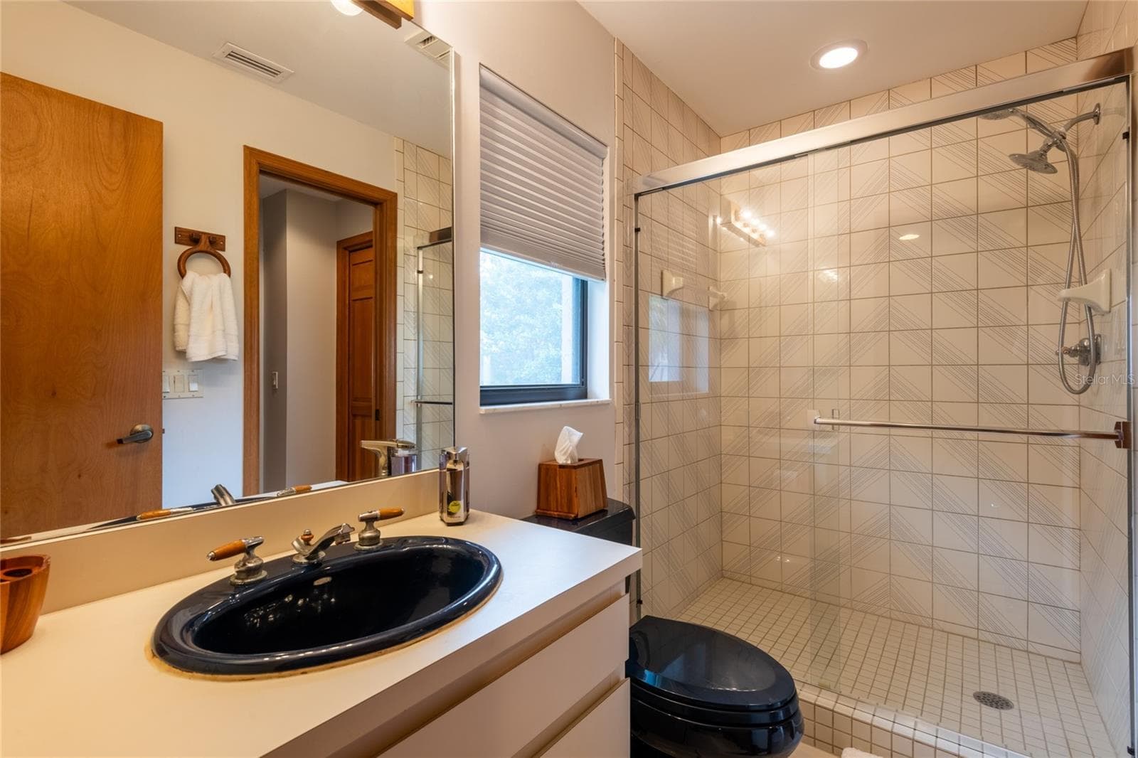 Second bathroom with large walk in shower - 16509 E COURSE DR, TAMPA
