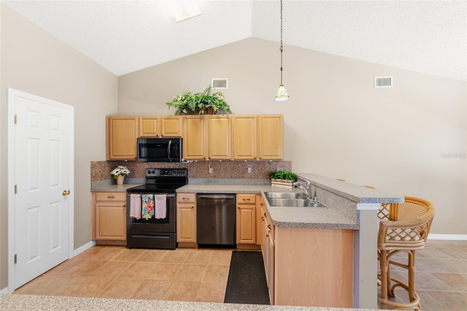 View of Kitchen from the Great Room - 38 PRINCESS ROSE DR, PALM COAST