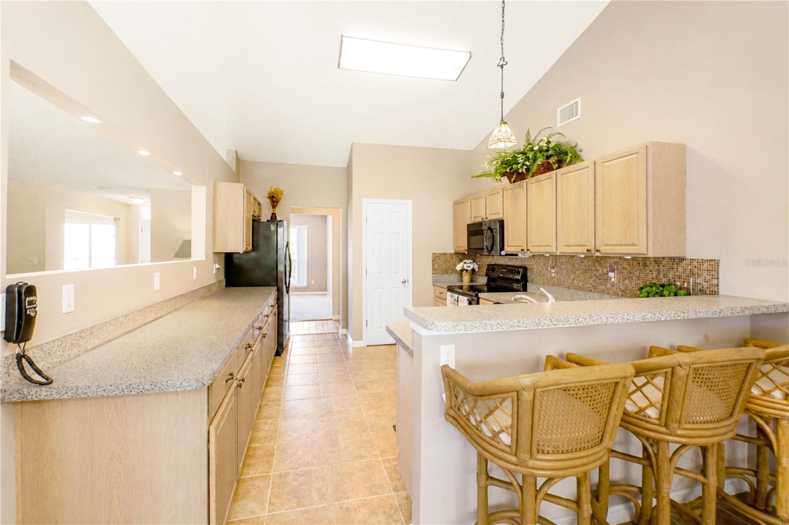 Kitchen view from the Breakfast Nook - 38 PRINCESS ROSE DR, PALM COAST