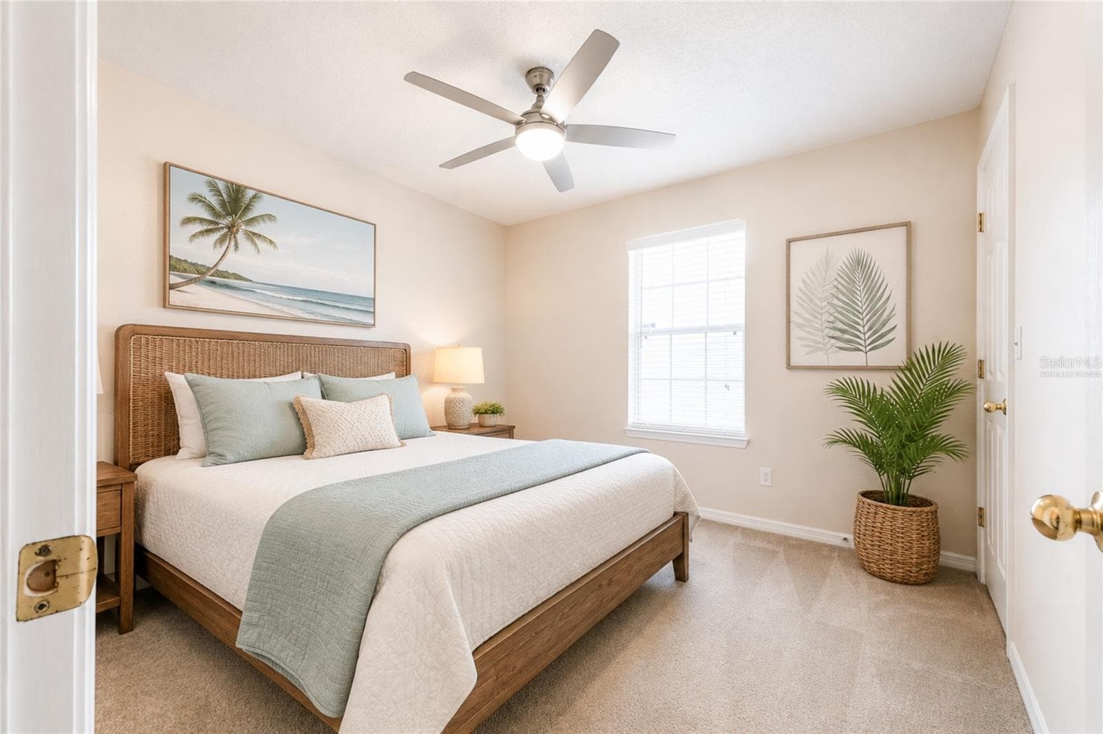 Virtually Staged Bedroom 4 - 38 PRINCESS ROSE DR, PALM COAST