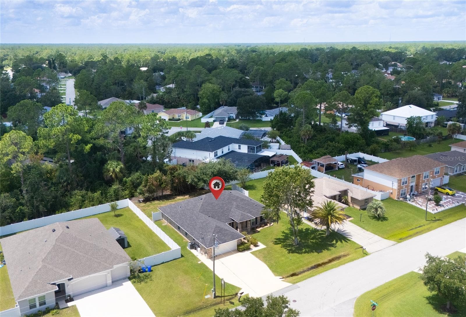 Aerial Shot - 38 PRINCESS ROSE DR, PALM COAST