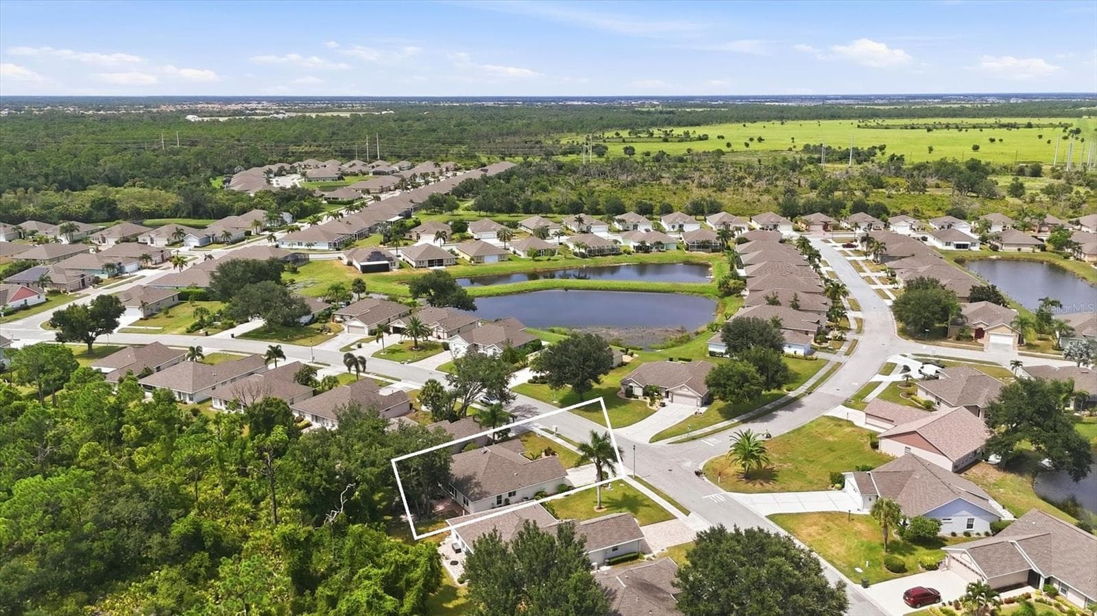 Aerial View of 259 Park Forest Blvd to the south east. - 259 PARK FOREST BLVD, ENGLEWOOD