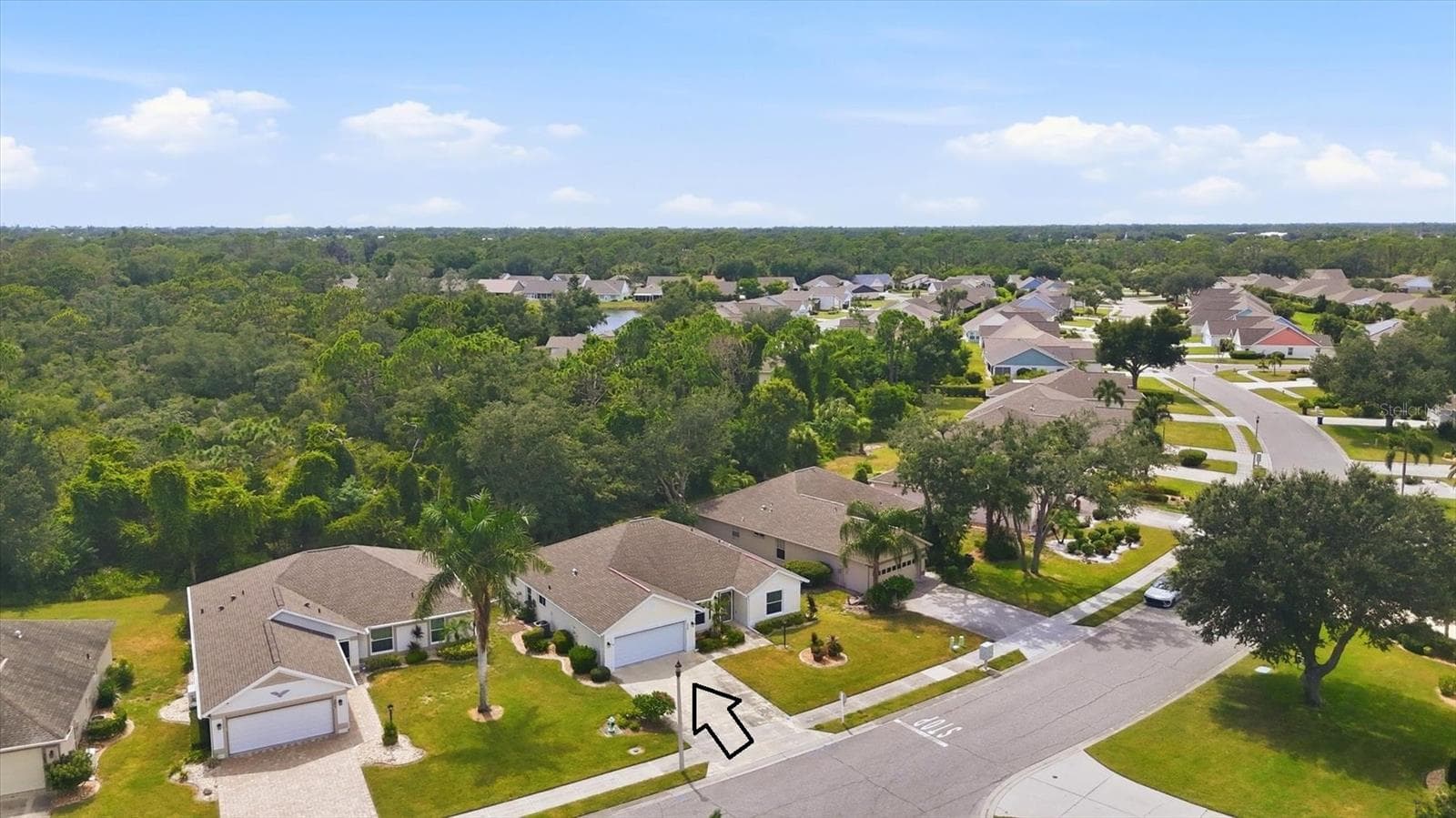 Aerial front view of 259 Park Forest. - 259 PARK FOREST BLVD, ENGLEWOOD