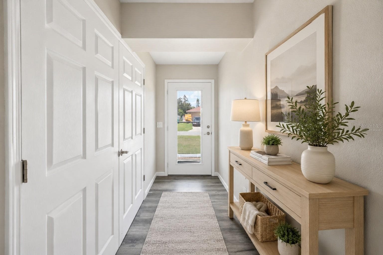 entrywayvirtually staged - 4394 LIBRARY ST, PORT CHARLOTTE