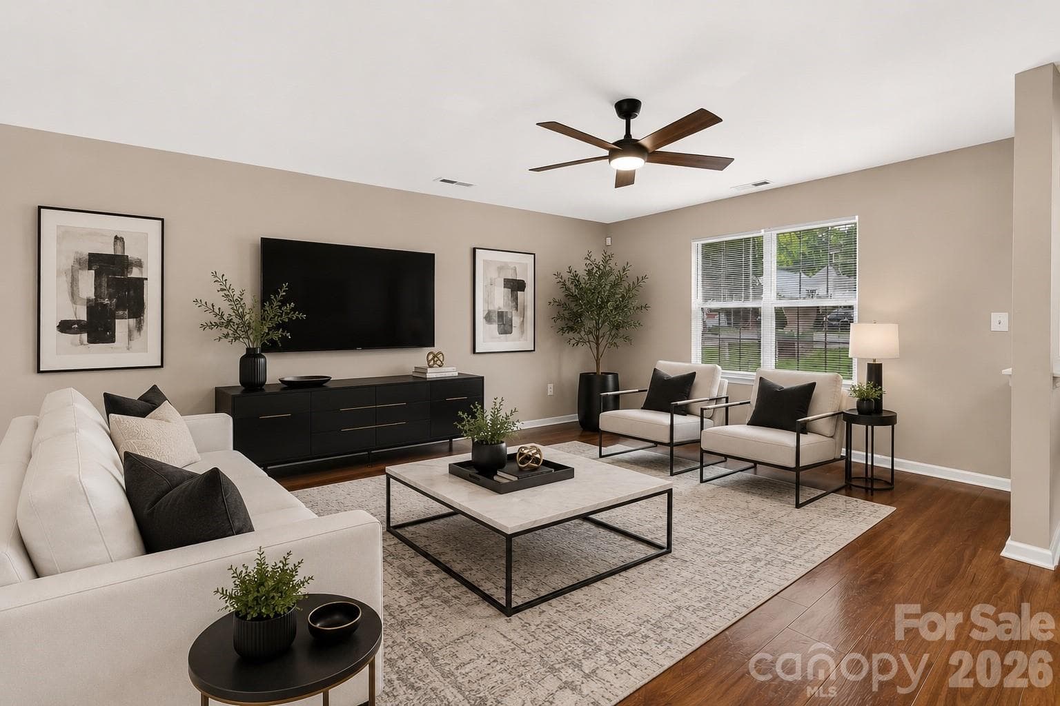 virtually staged - 2507 Anna Garrison Road, Charlotte