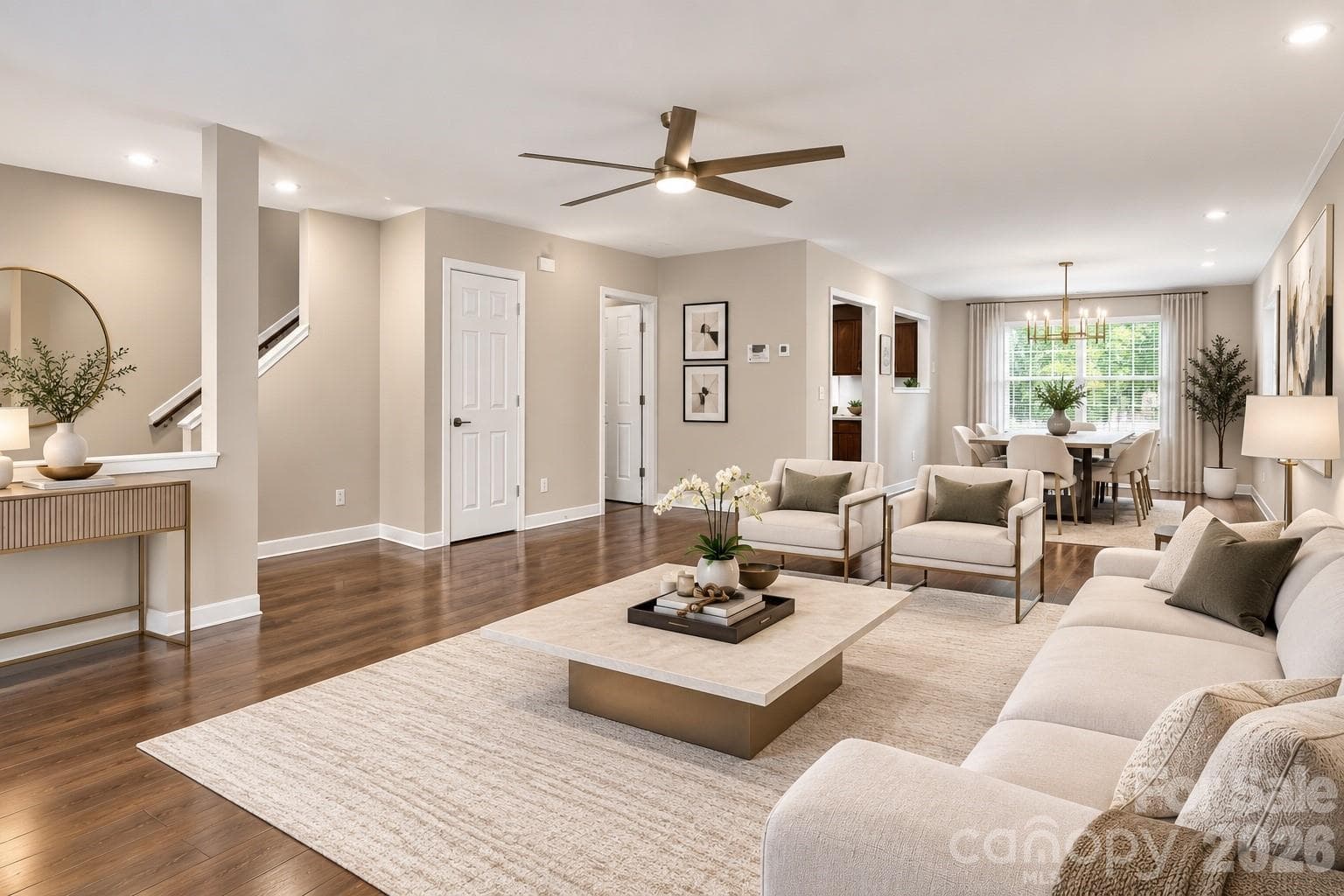 virtually staged - 2507 Anna Garrison Road, Charlotte