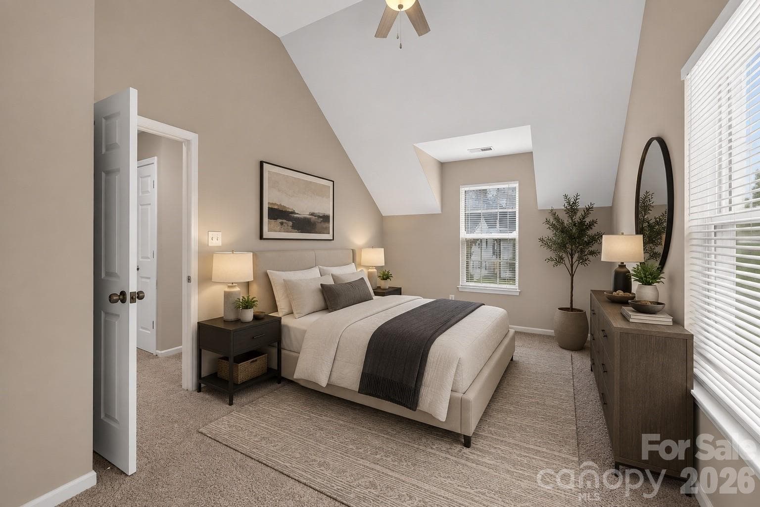 virtually staged guest room - 2507 Anna Garrison Road, Charlotte