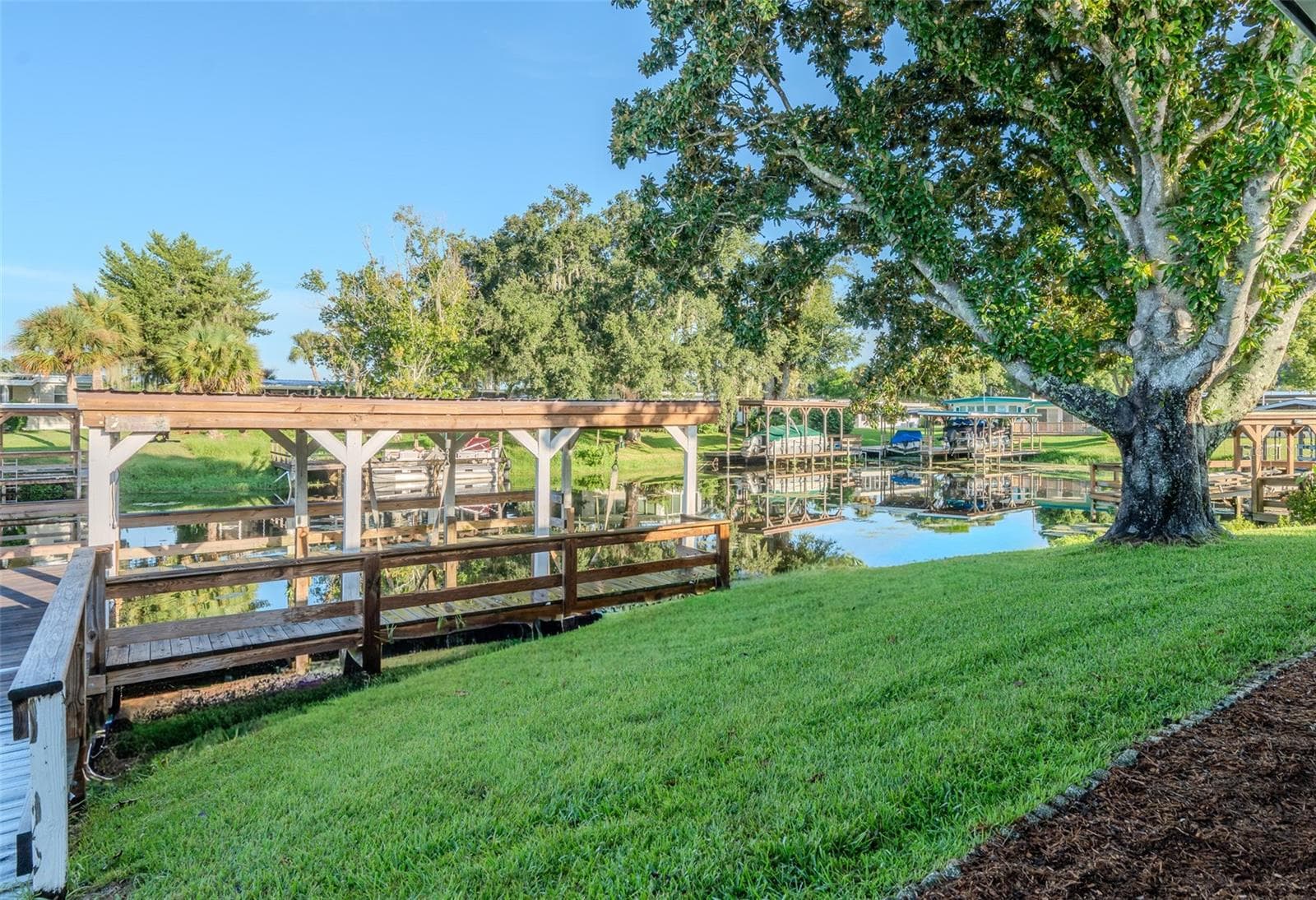 Canal view from back porch - 1021 HILLTOP RD, TAVARES