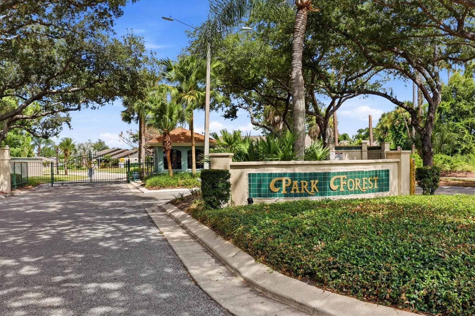 Park Forest main entrance. - 259 PARK FOREST BLVD, ENGLEWOOD