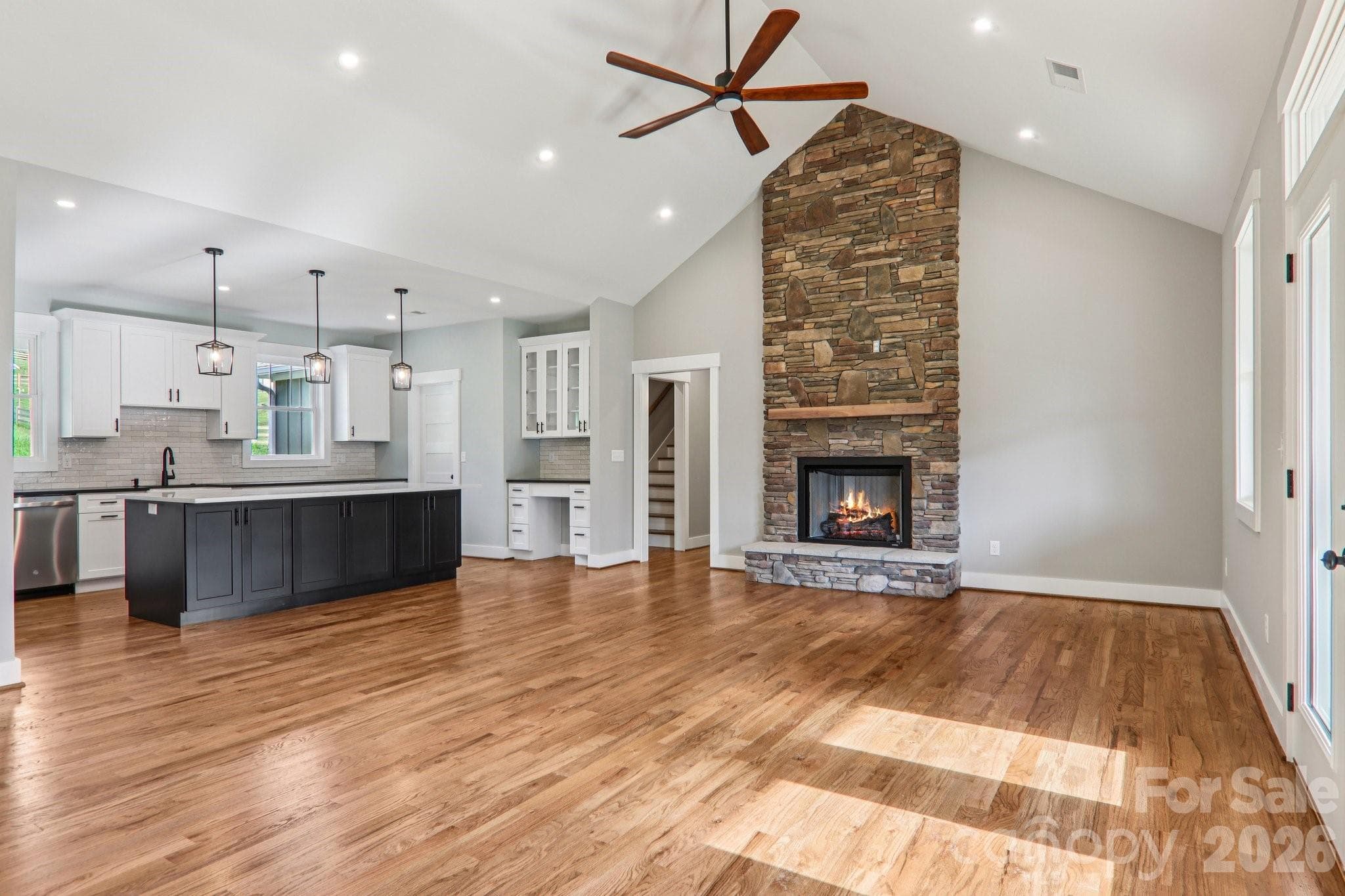 Living Room - 1060 California Creek Road, Mars Hill
