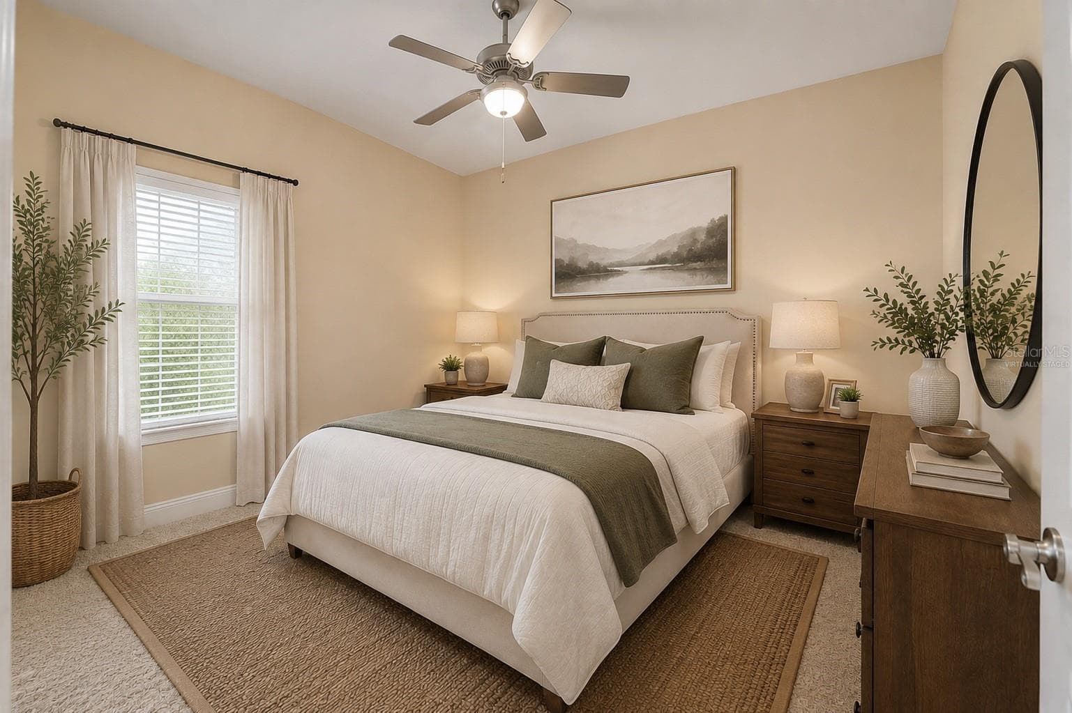 Spacious secondary bedroom virtually staged - 1446 SW 87TH ST, GAINESVILLE