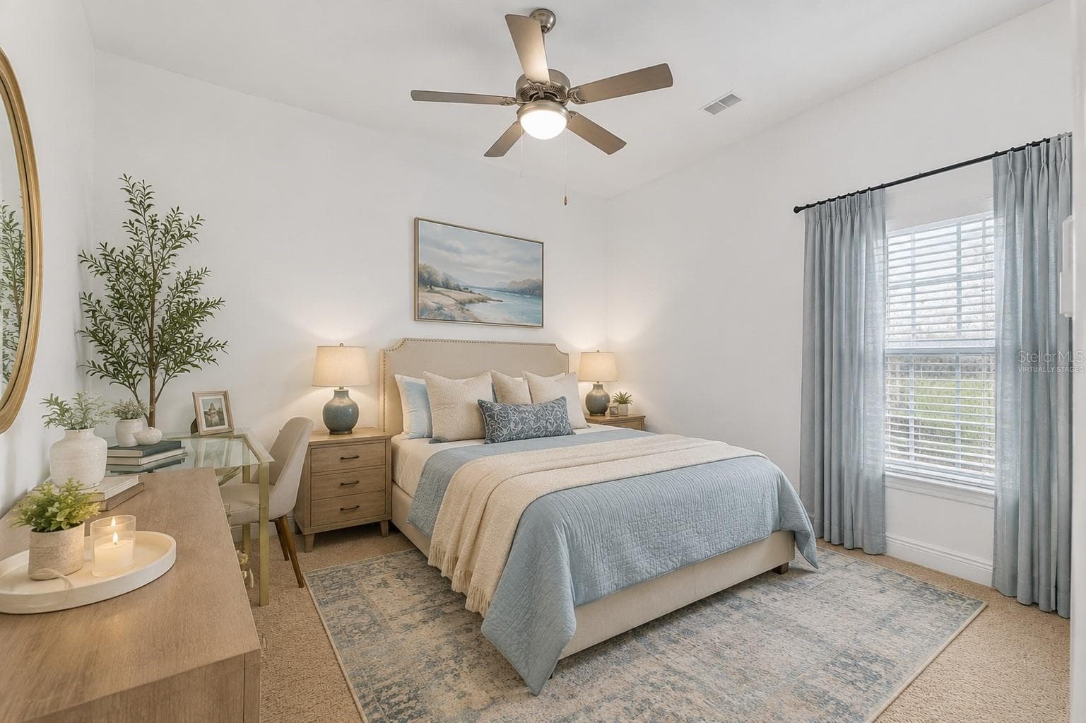 Another bedroom, virtually staged - 1446 SW 87TH ST, GAINESVILLE