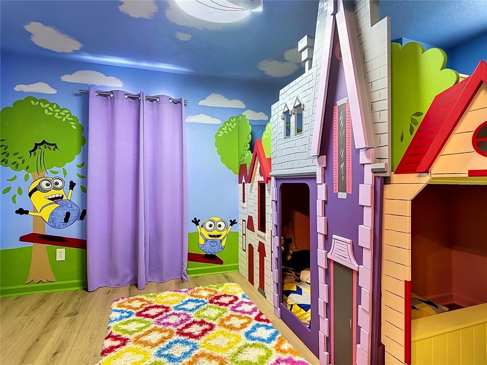 Bright themed details bring the Minions room to life. - 7742 COMROW ST, KISSIMMEE