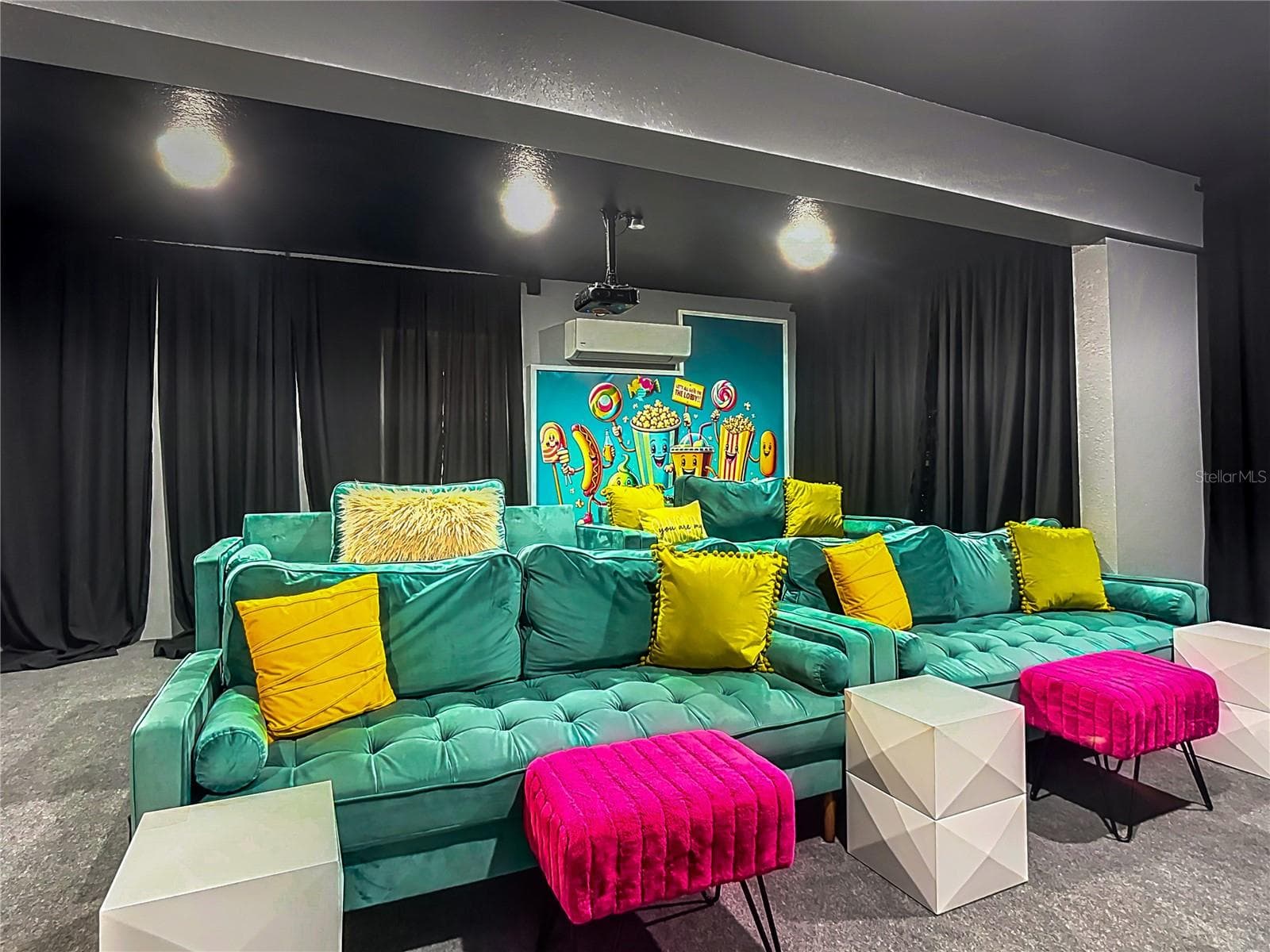 The perfect space for movie nights with family and friends. - 7742 COMROW ST, KISSIMMEE