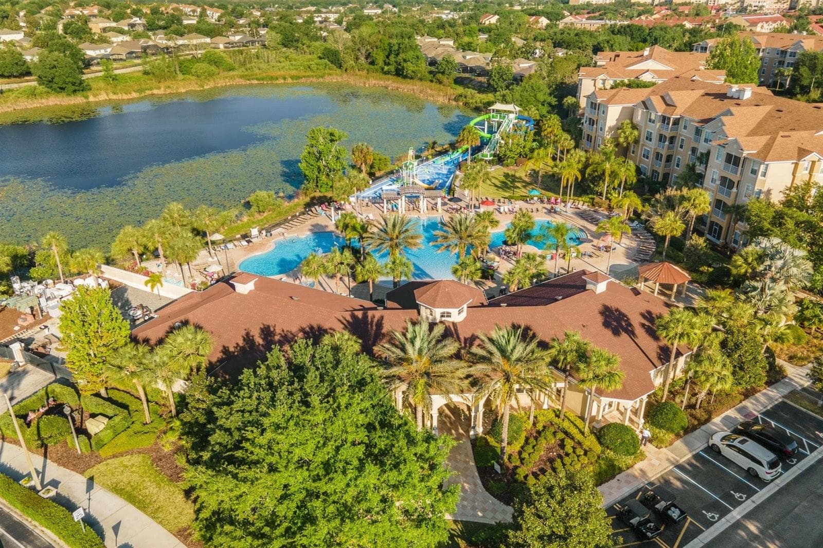 Aerial view of Windsor Hills Resort and its world-class amenities. - 7742 COMROW ST, KISSIMMEE