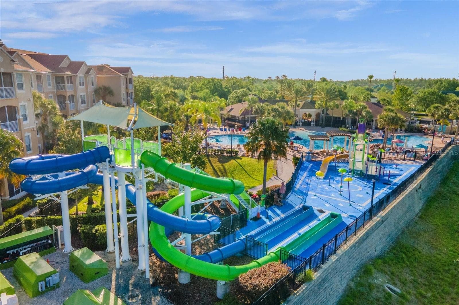 Multi-story water slides provide even more family fun. - 7742 COMROW ST, KISSIMMEE