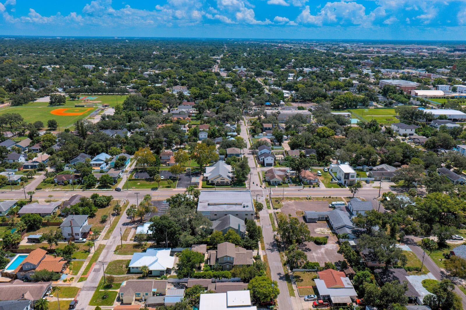 AERIAL VIEW - 705 W WEST ST, TAMPA