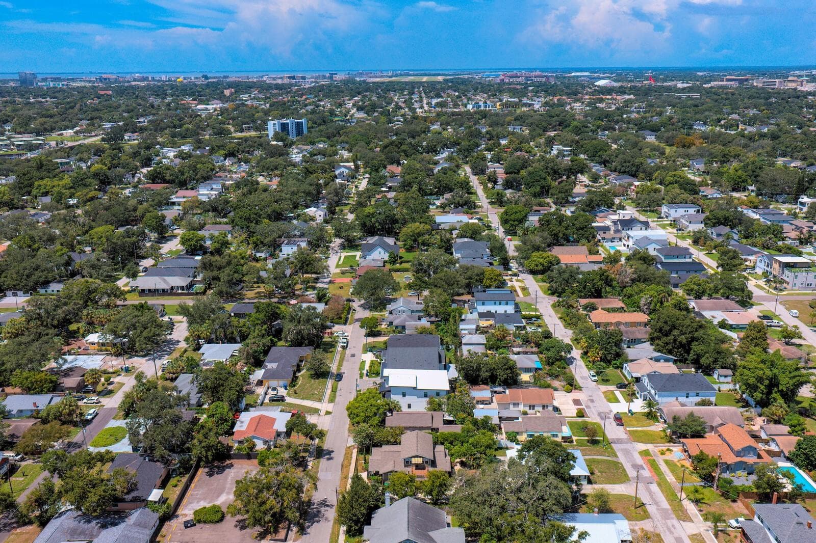 AERIAL VIEW - 705 W WEST ST, TAMPA