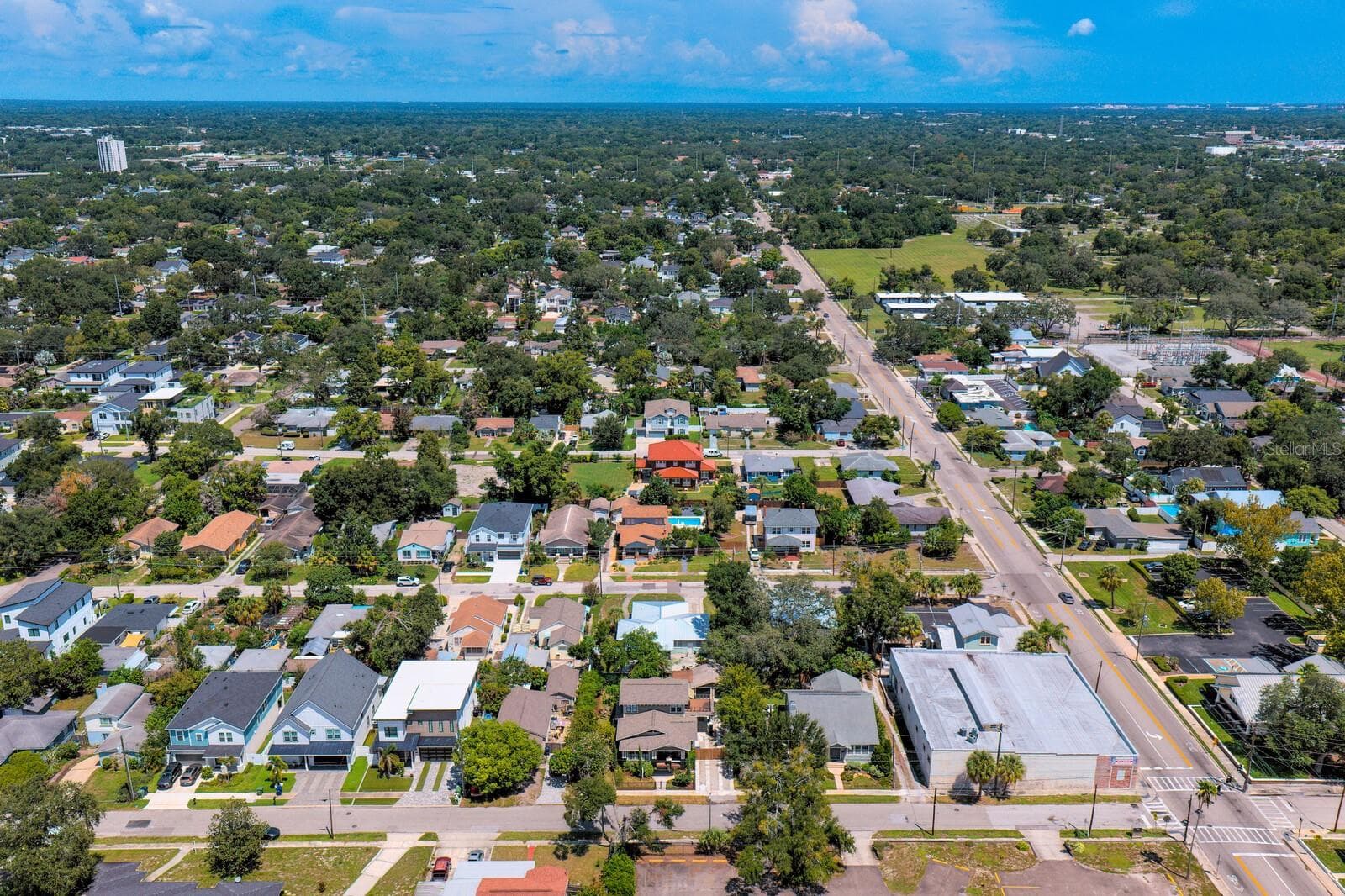 AERIAL VIEW - 705 W WEST ST, TAMPA