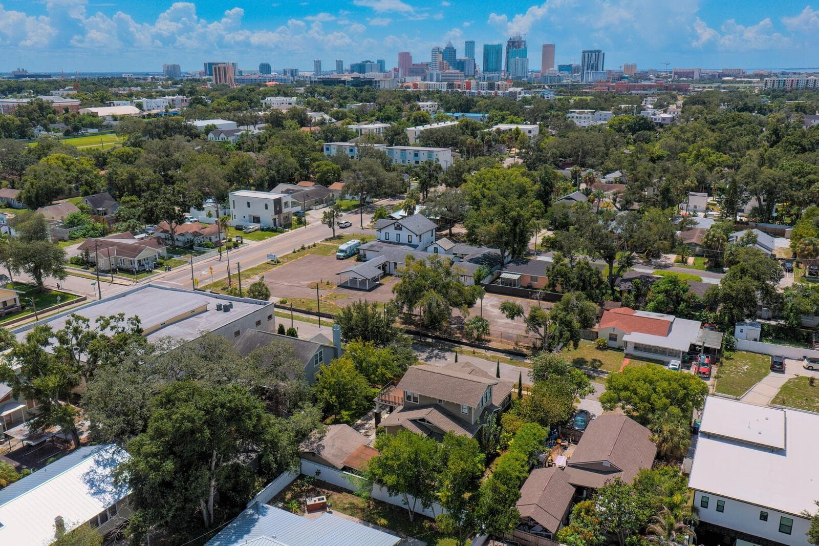 AERIAL VIEW - 705 W WEST ST, TAMPA