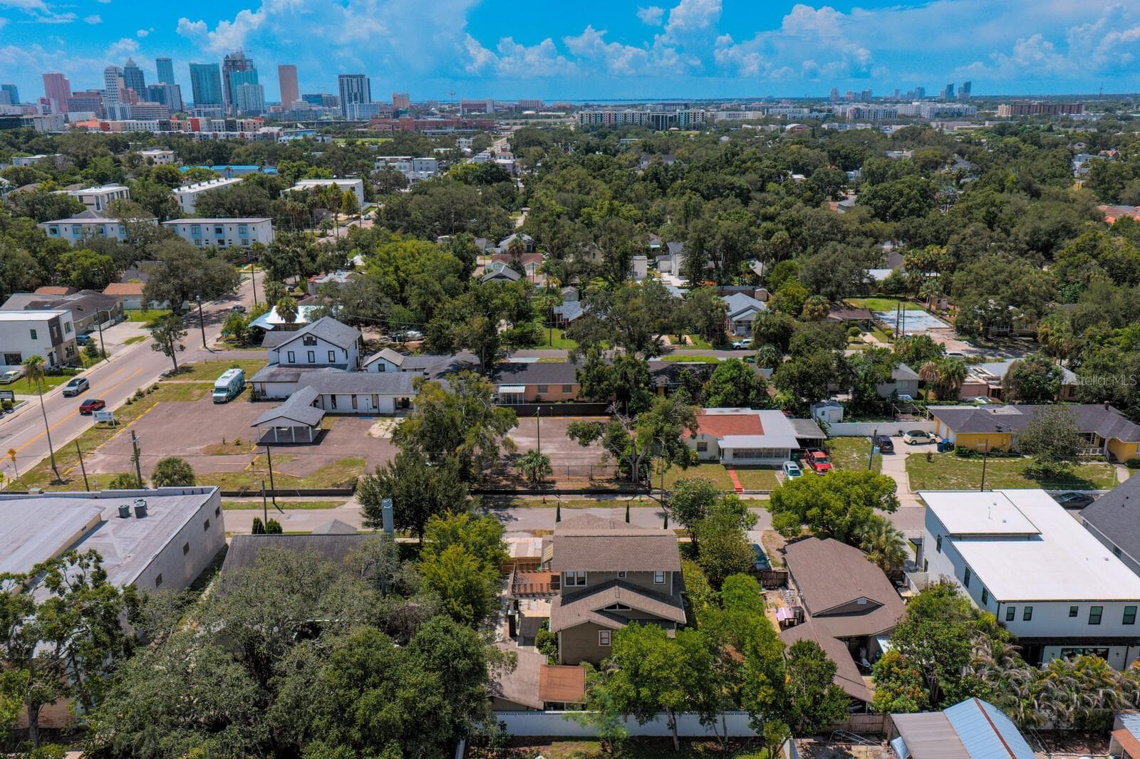 AERIAL VIEW - 705 W WEST ST, TAMPA
