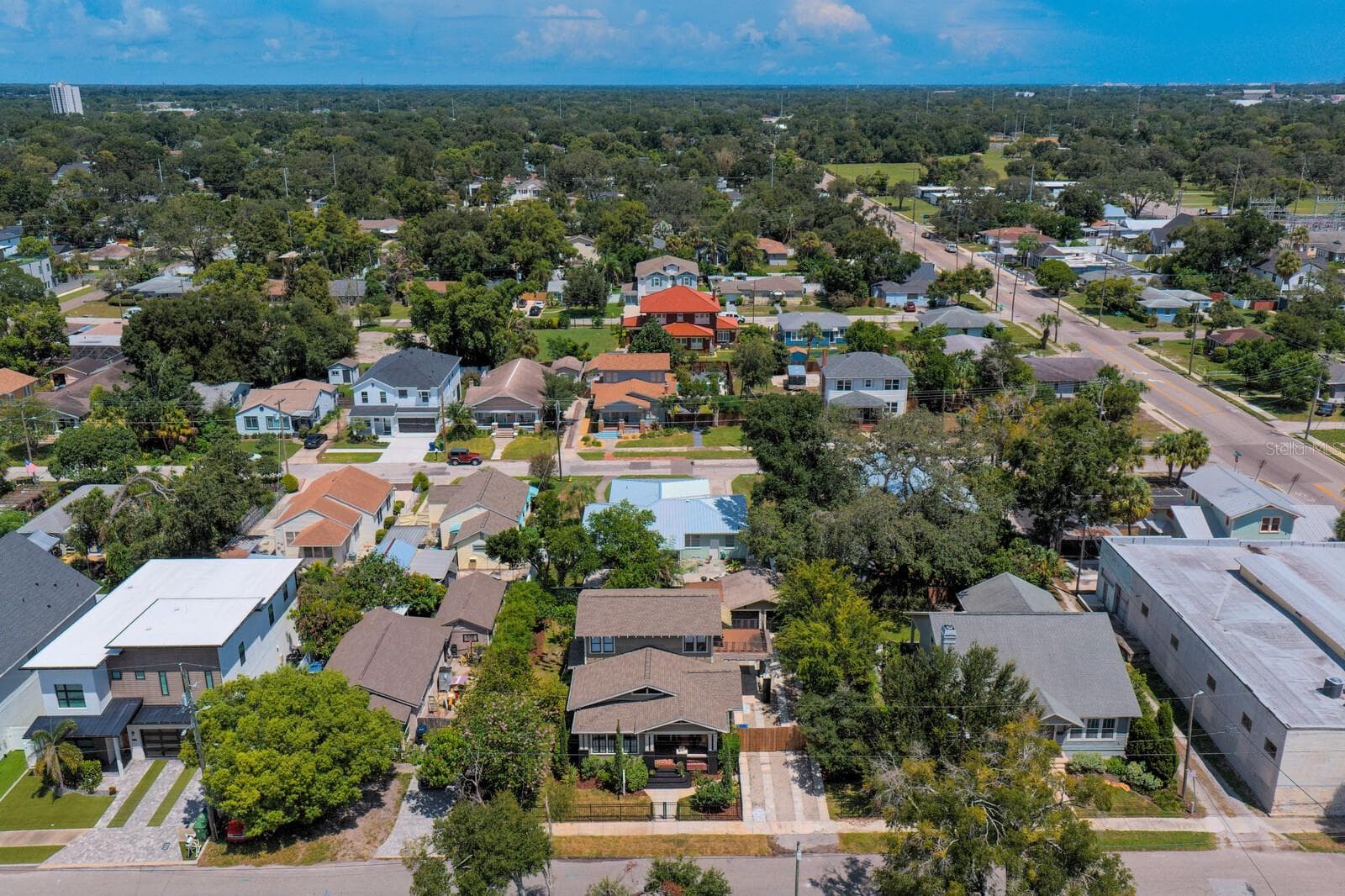 AERIAL VIEW - 705 W WEST ST, TAMPA