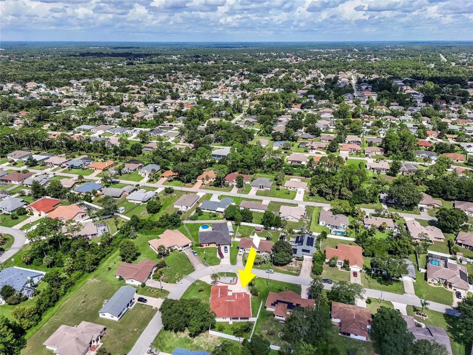 Aerial View - 43 FOLSON LN, PALM COAST