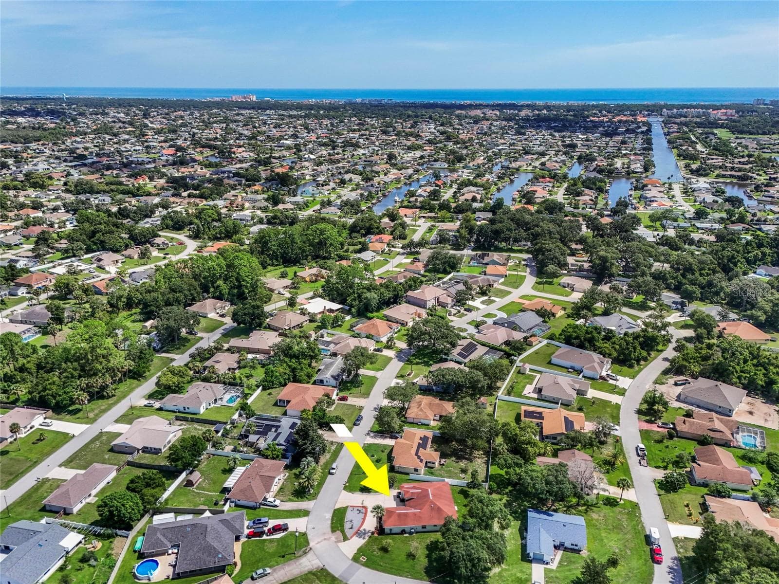 Aerial View - 43 FOLSON LN, PALM COAST
