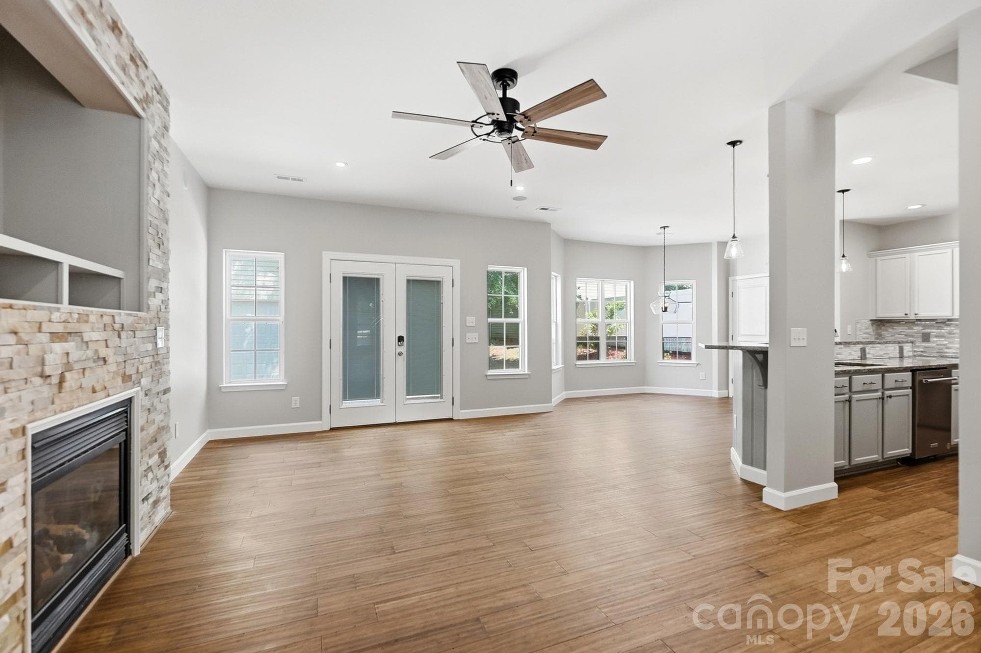 French Doors to backyard - 11402 Heritage Green Drive, Cornelius
