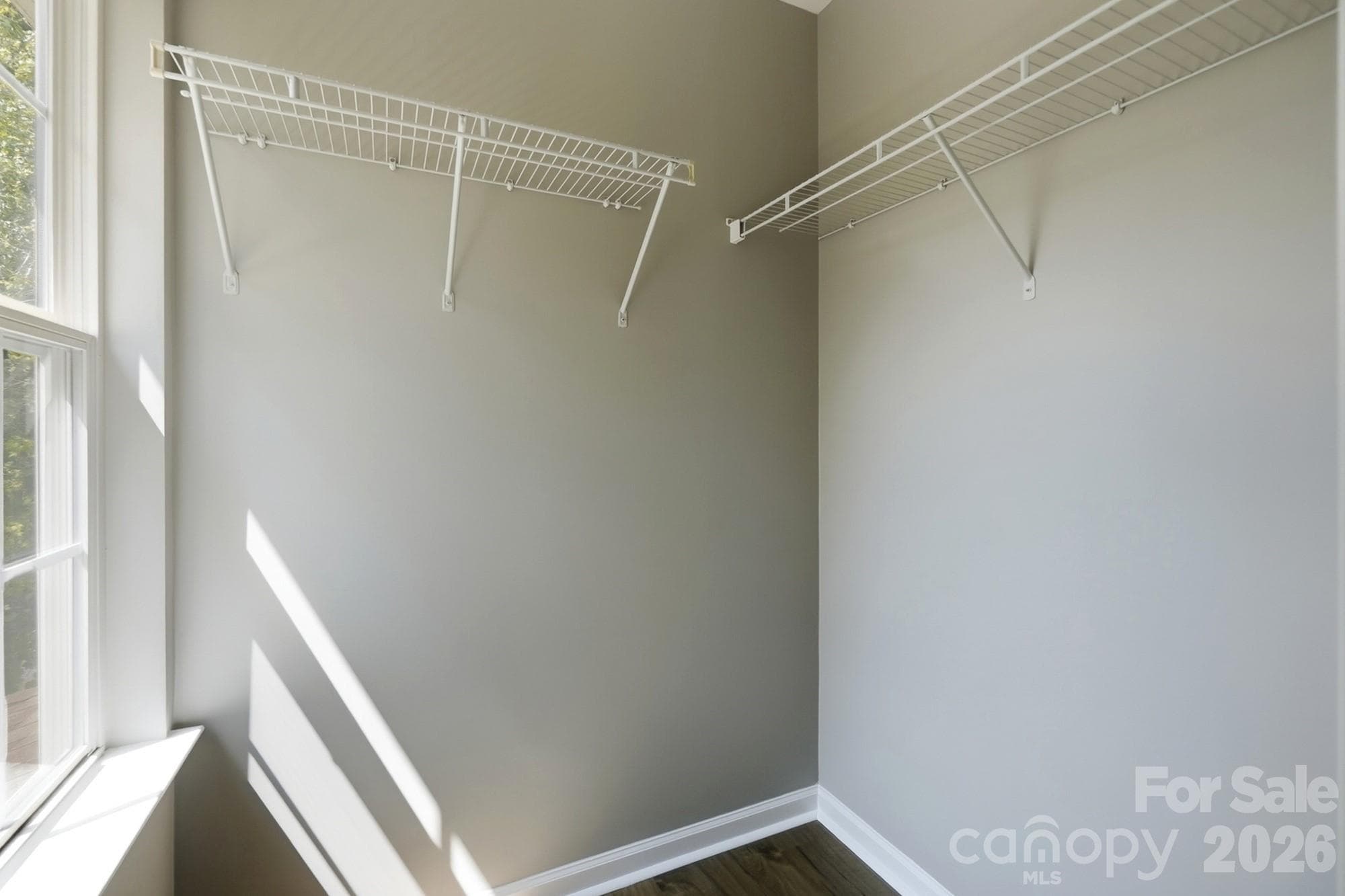 Walk-in closet in Guest Room #1 - 11402 Heritage Green Drive, Cornelius