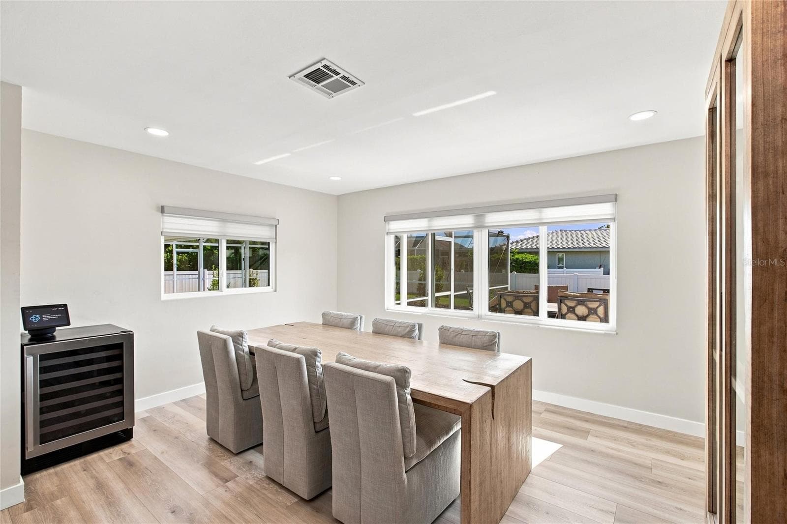 Dining room (beverage fridge does not convey) - 302 DEGAS DR, NOKOMIS